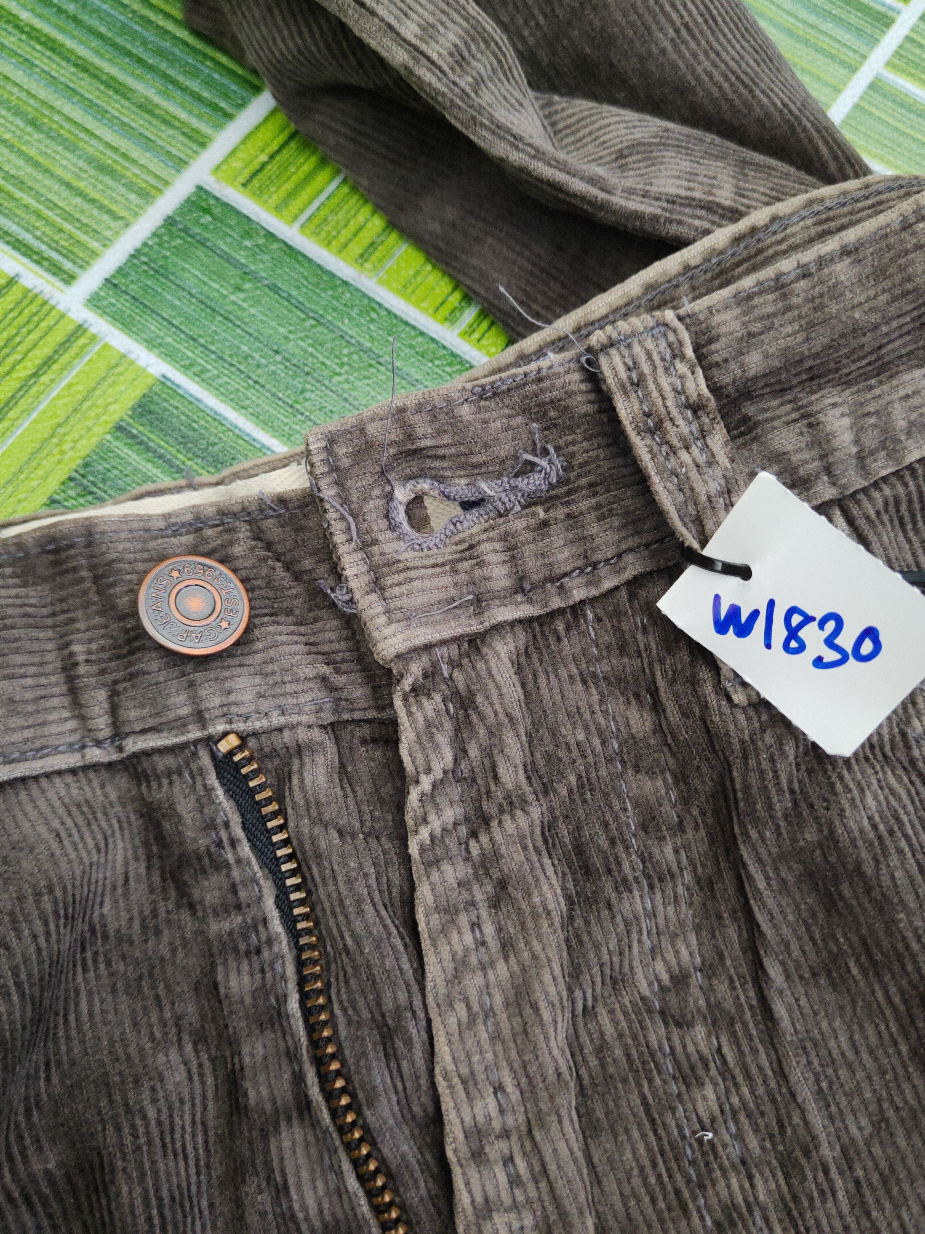 Gap Gap Dark Brown Multipocket Corduroy Pants #W1830 Size US 31 - 16 Thumbnail