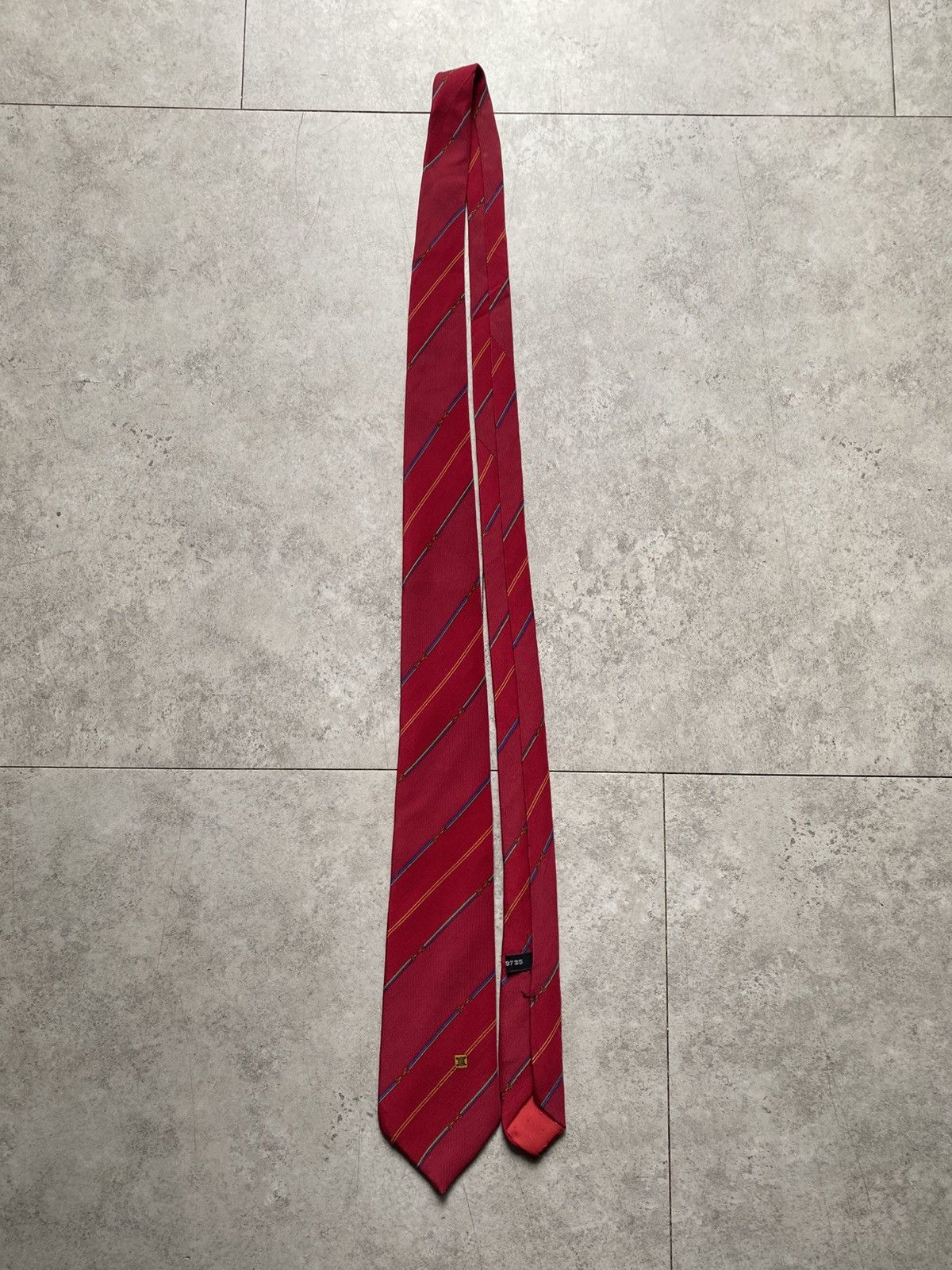 Celine Vintage Celine Tie 100% Silk like YSL Size ONE SIZE - 2 Thumbnail