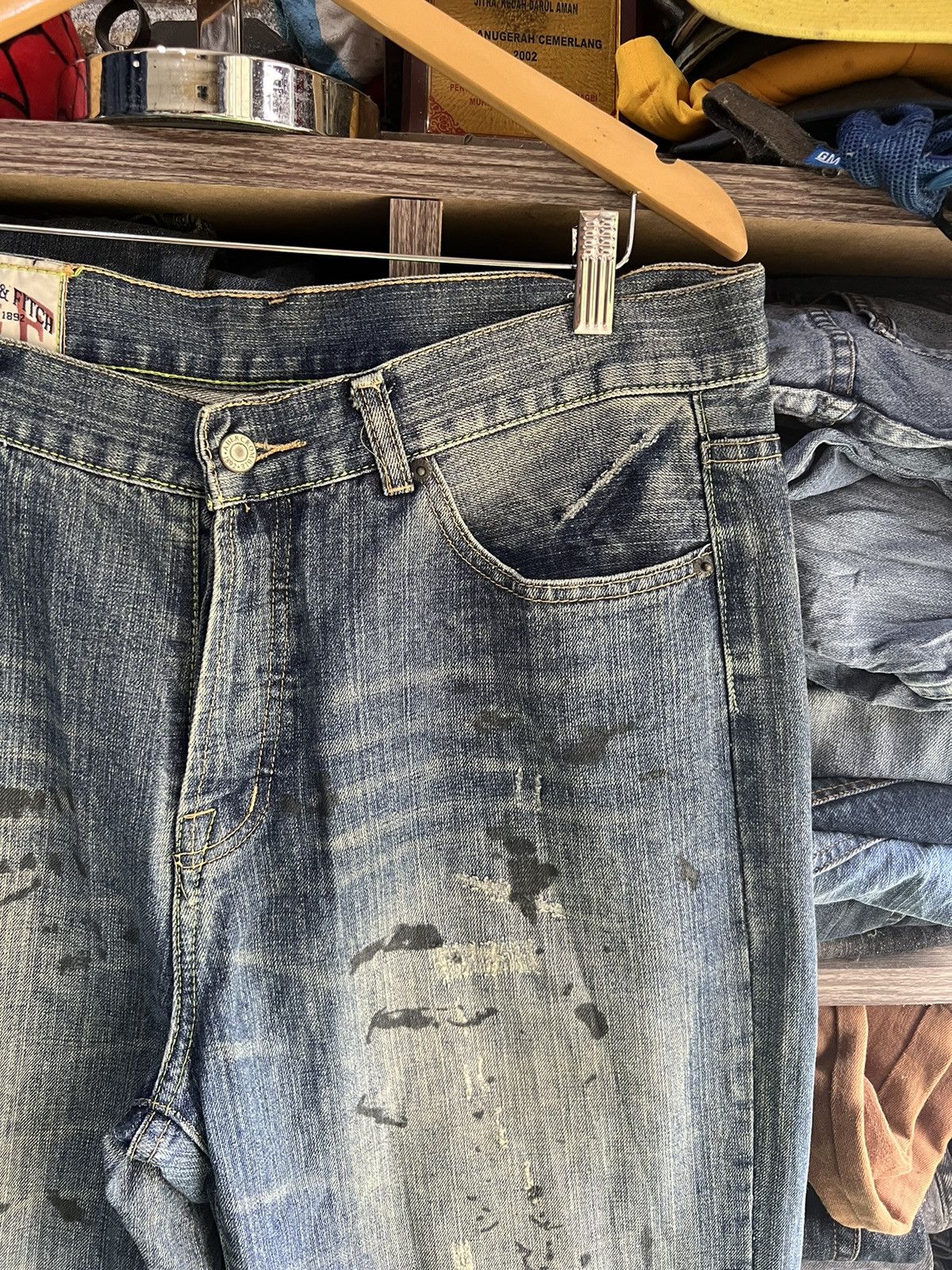 Abercrombie & Fitch 🔥Abercrombie & Fitch Boot Cut Distressed Denim Size US 36 / EU 52 - 9 Thumbnail