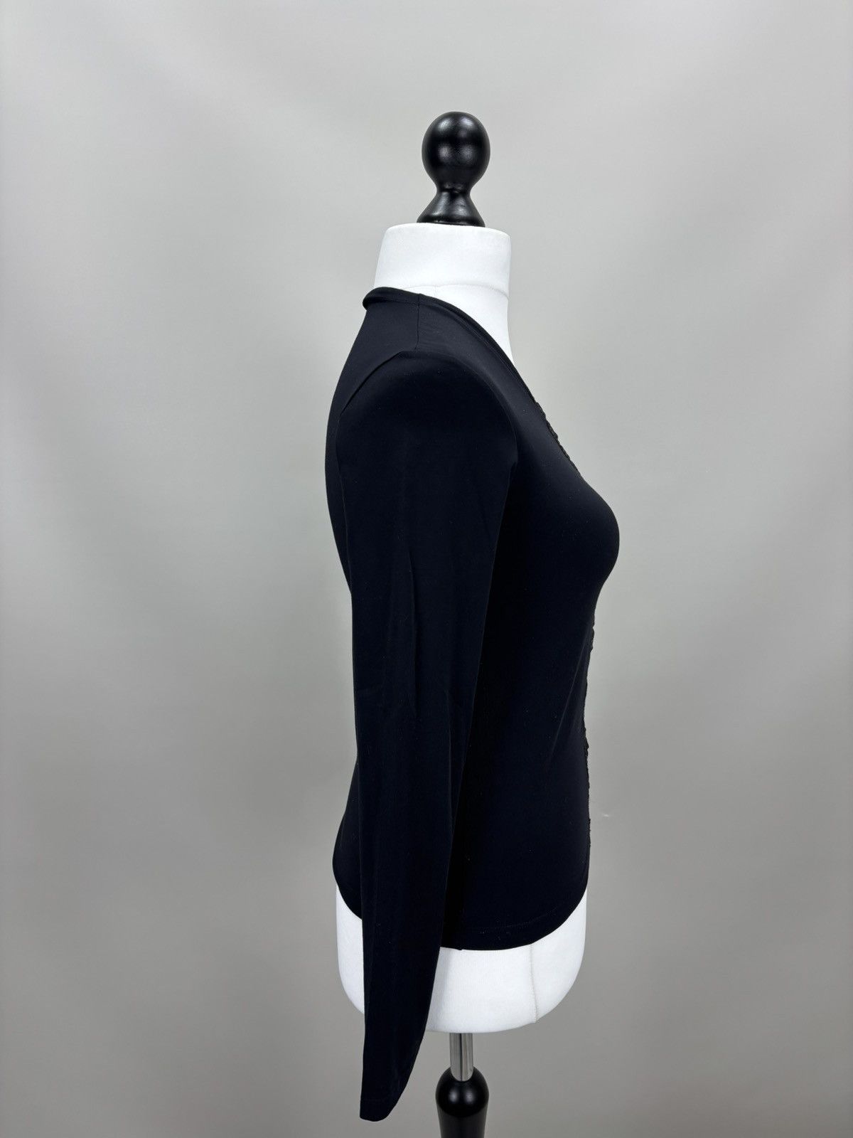 Marithe + Francois Girbaud Womens blouse Marithe Francois Girbaud Size 42 Color Black Size M / US 6-8 / IT 42-44 - 4 Thumbnail