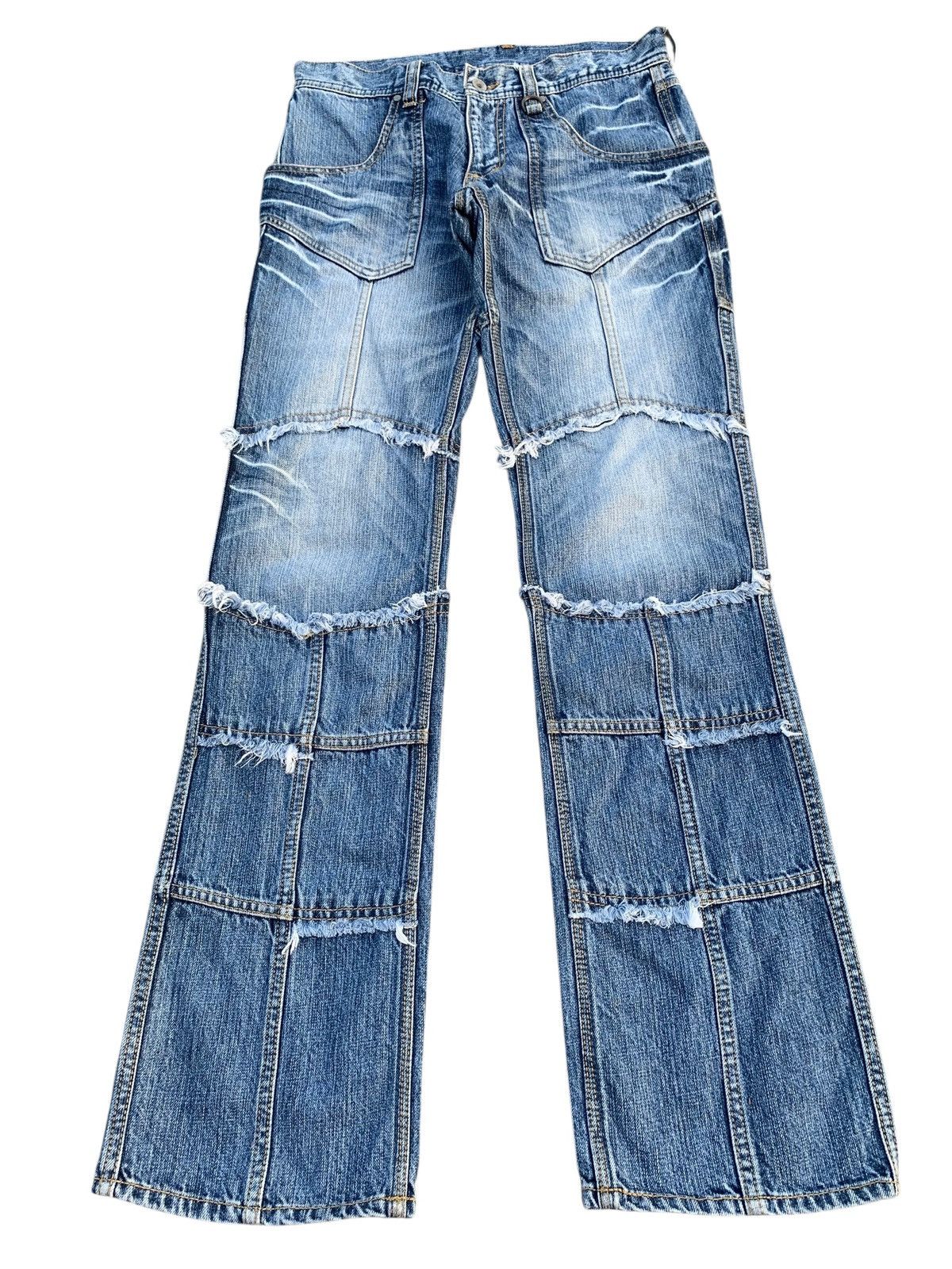 HIDEAWAYS RARE💥NICOLE CLUB HIDEWAYS HAGI JAPANESE DISTRESSED DENIM Size US 31 - 3 Thumbnail