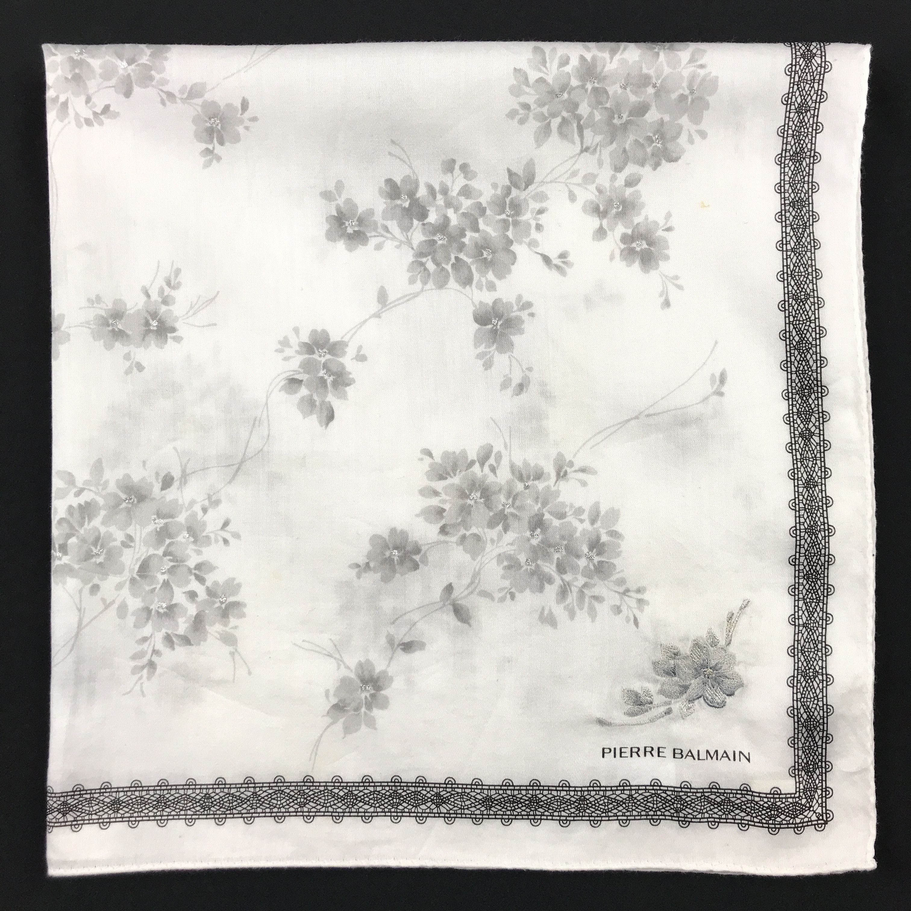 Designer × Pierre Balmain × Vintage Vintage Pierre Balmain Bandana Neckerchief Handkerchief Size ONE SIZE - 2 Thumbnail