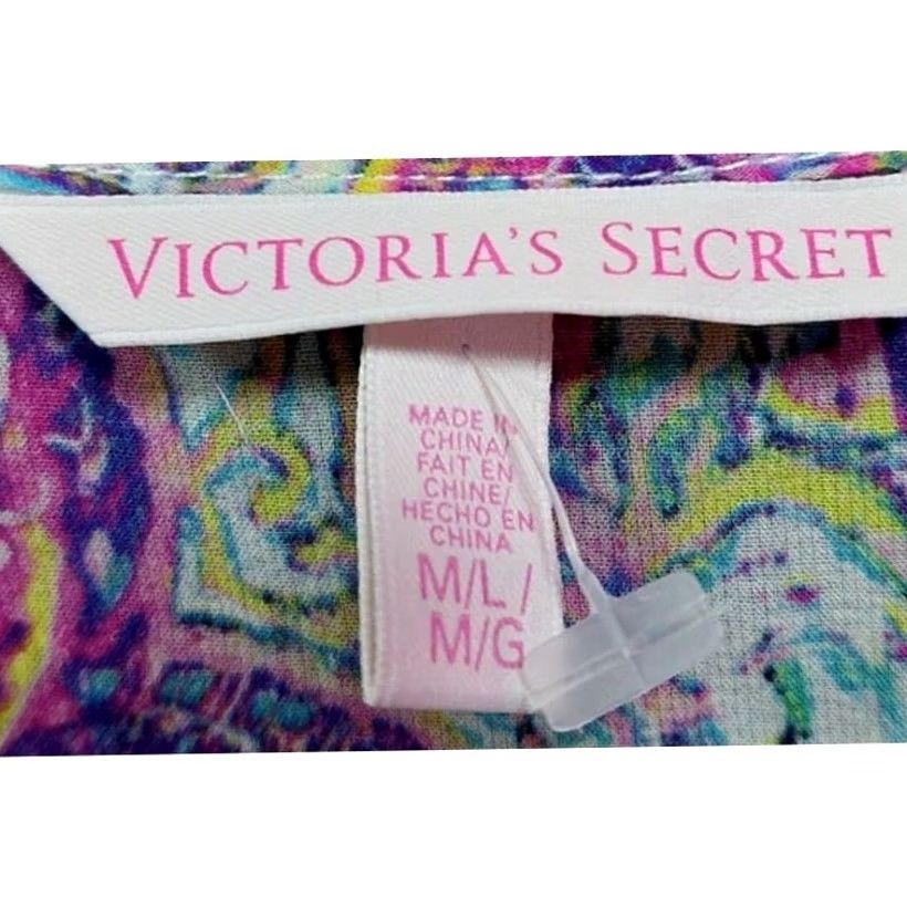 Victoria's Secret Victoria's Secret Paisley Print Tunic Top Multicolor Sleeveless Woven Size M/L Size M / US 6-8 / IT 42-44 - 3 Thumbnail