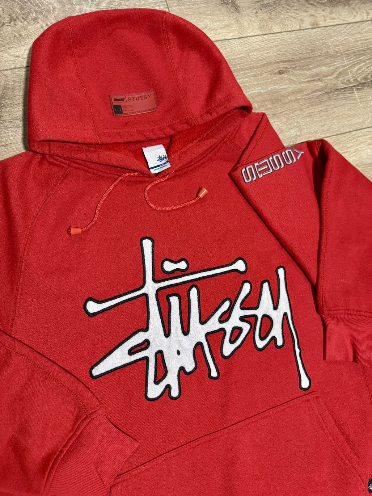 Stussy Authentic Stüssy Workwear Hoodie - Archive / Y2K Era - Red Size US XL / EU 56 / 4 - 6 Thumbnail