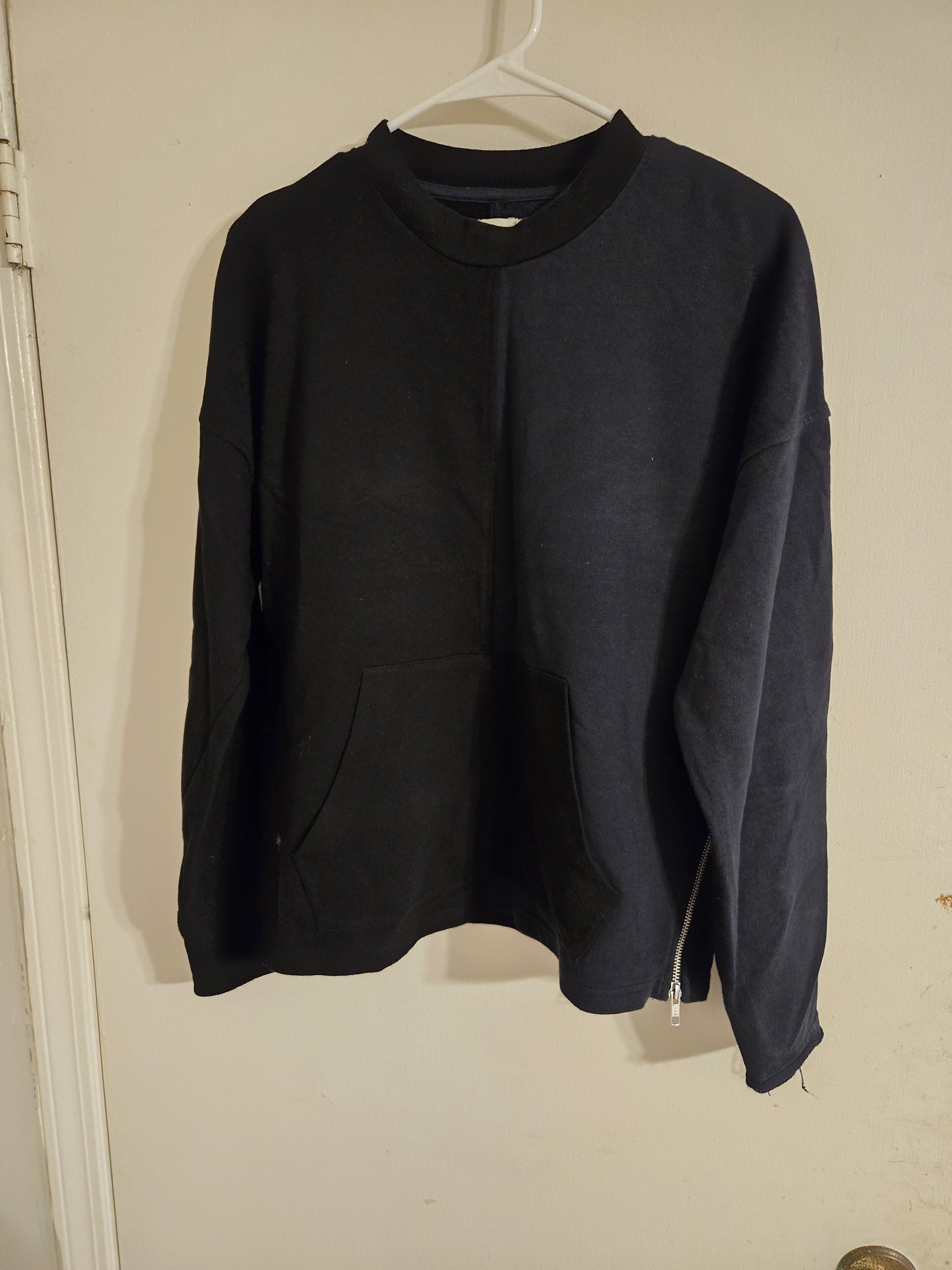 Asos Asos Contrast Panel Sweatshirt w/ Side-Zip Size US S / EU 44-46 / 1 - 1 Thumbnail