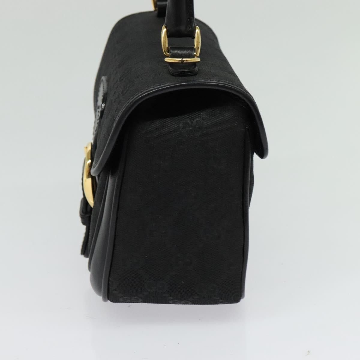 Gucci GUCCI GG Canvas Hand Bag Black Gold 000 2058 000 2058 Size ONE SIZE - 17 Thumbnail