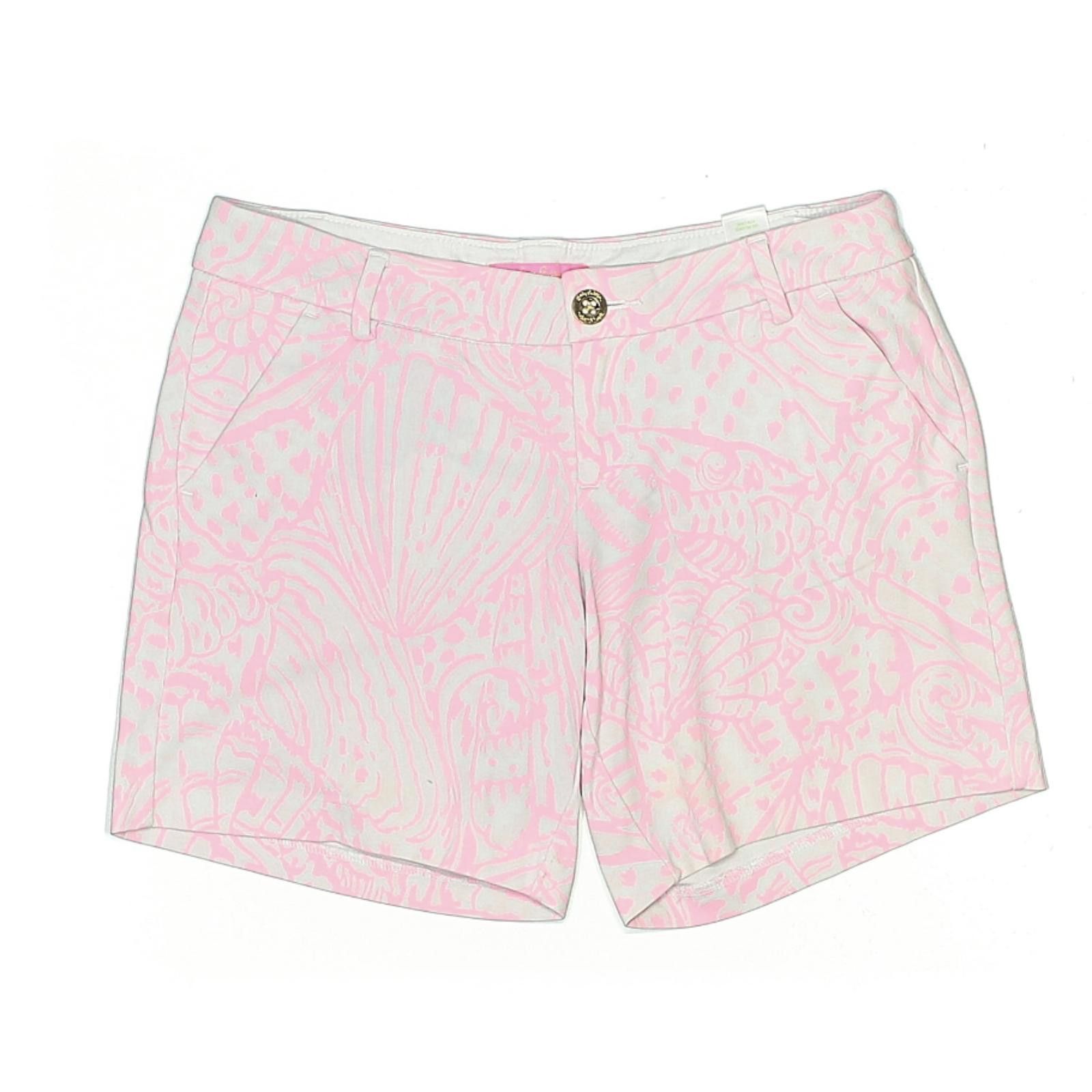 Other Lilly Pulitzer Pink Paisley Print Women's Shorts Size 6 Size 28" / US 6 / IT 42 - 1 Thumbnail