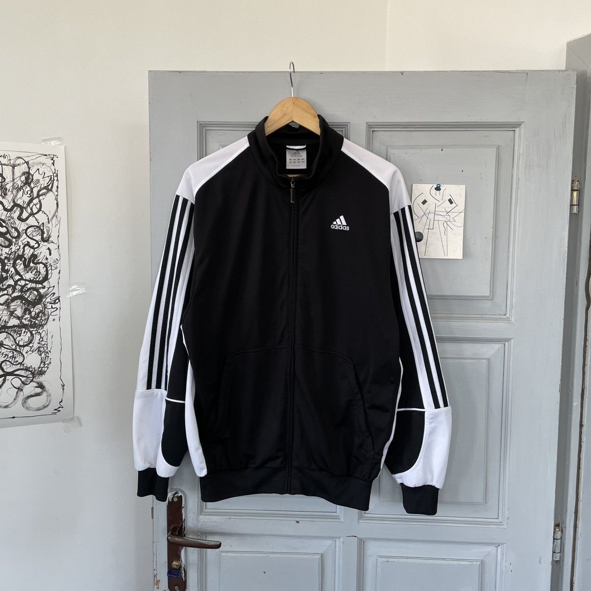 Adidas × Vintage Vintage Adidas Tracksuit Jacket Zip Up Japanese style Size US S / EU 44-46 / 1 - 1 Thumbnail