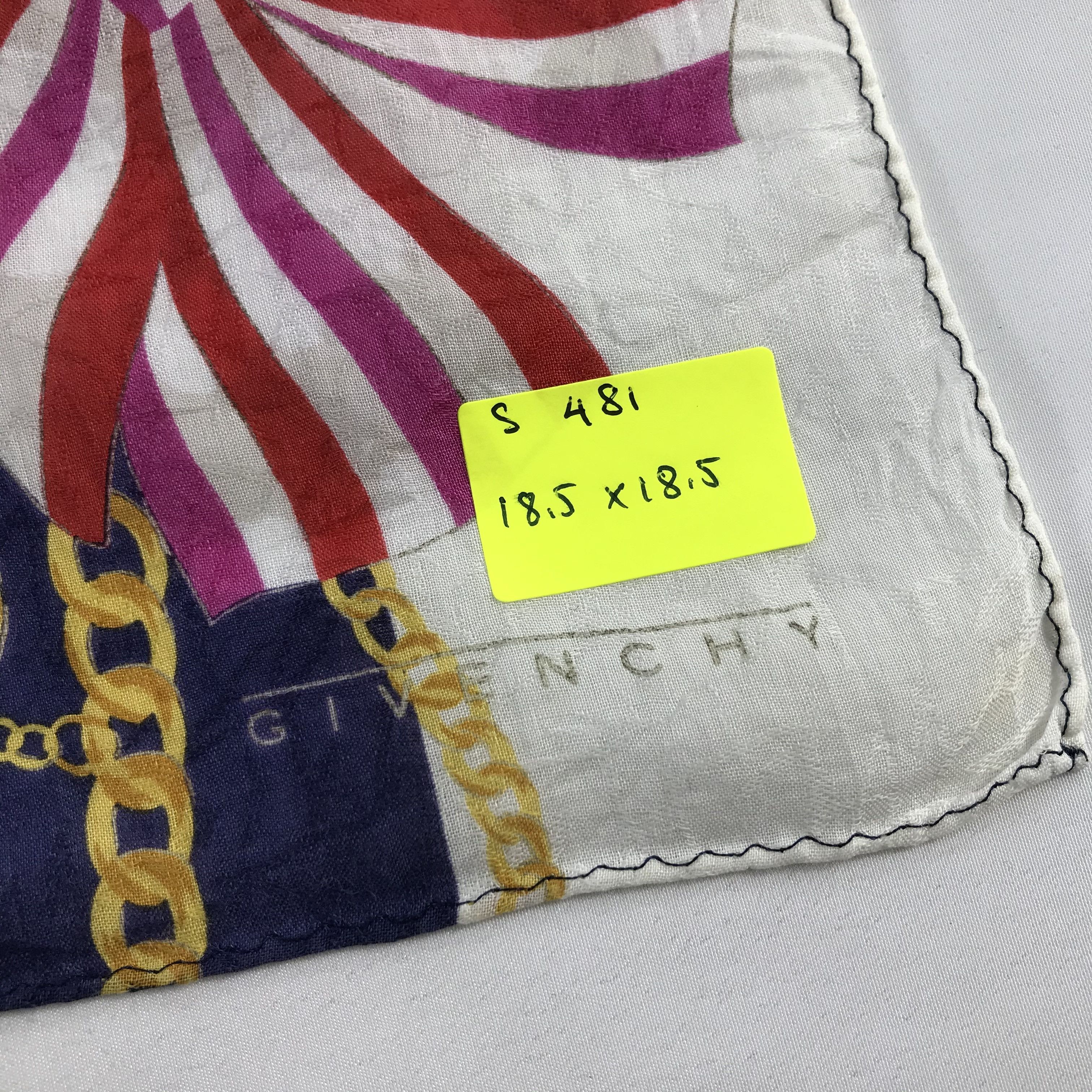 Vintage Vintage Givenchy Bandana / Handkerchief / Neckerchief - S481 Size ONE SIZE - 5 Thumbnail