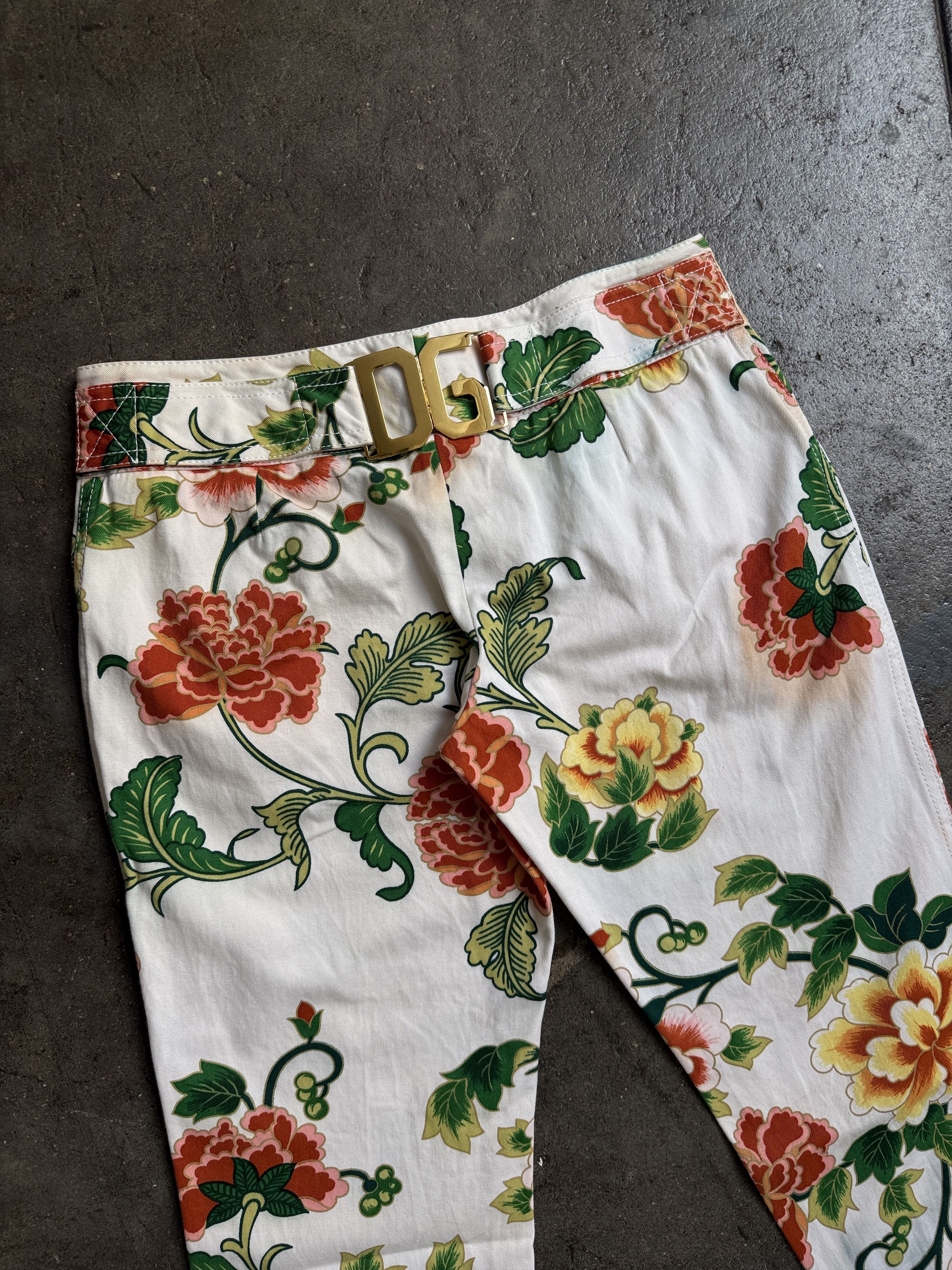 Dolce & Gabbana 1998 !! Dolce Gabbanna Capri Jeans w/ Gold DG on the Butt Size 27" / US 4 / IT 40 - 4 Thumbnail