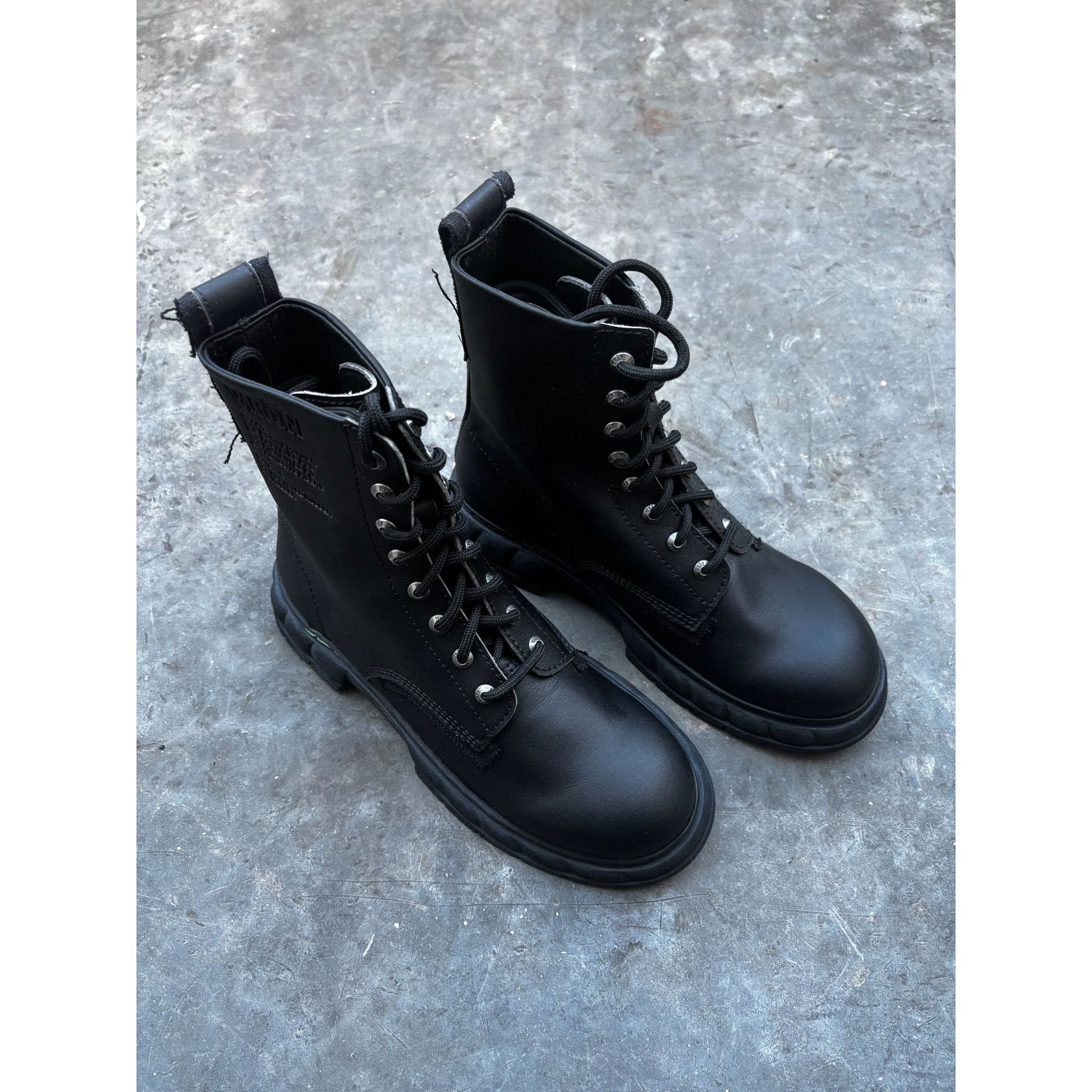 VIRON Viron 1992 Sustainable Black Combat Boots Size 39 Brand New Size US 9 / IT 39 - 1 Thumbnail