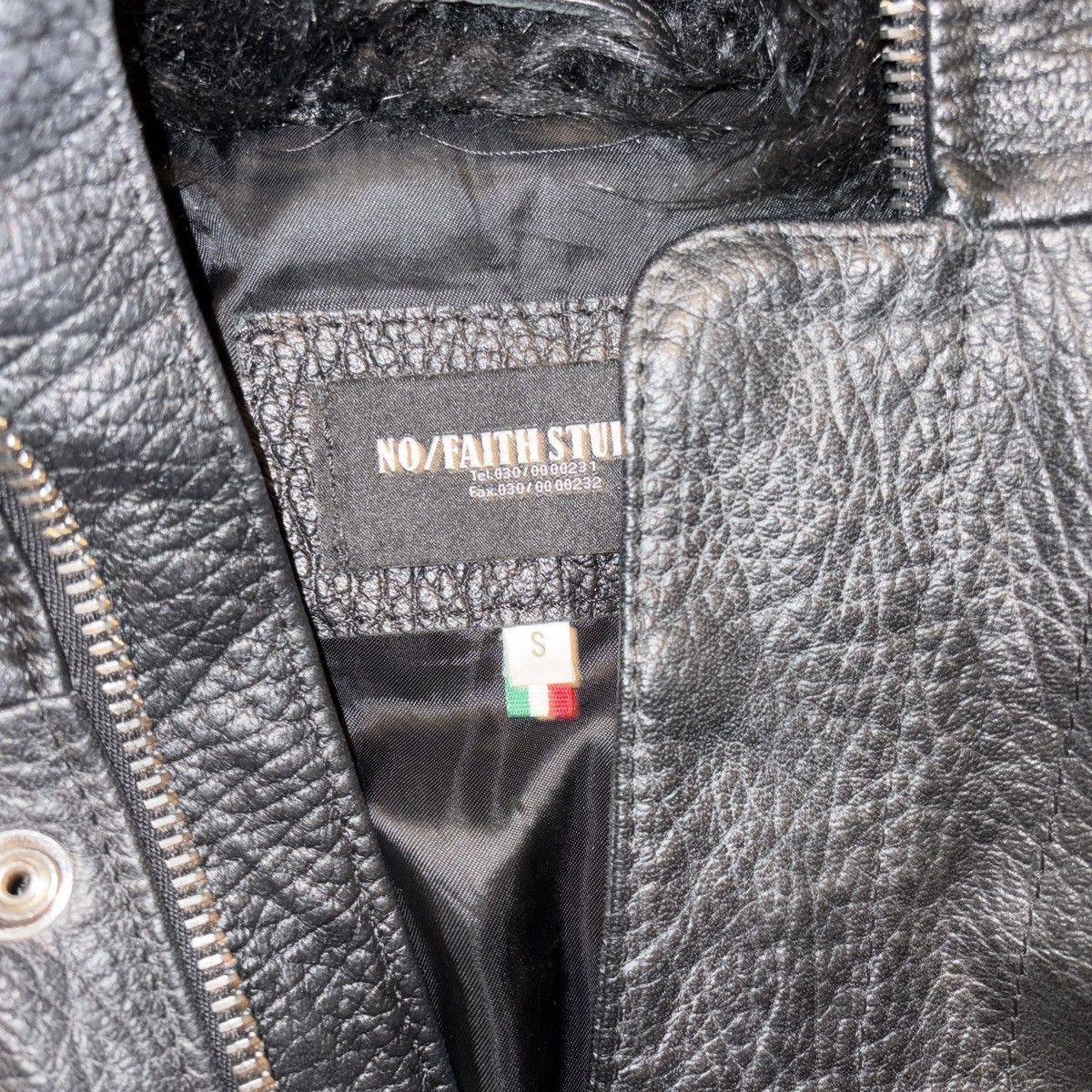 No Faith Studios no faith leather jacket Size US S / EU 44-46 / 1 - 3 Thumbnail