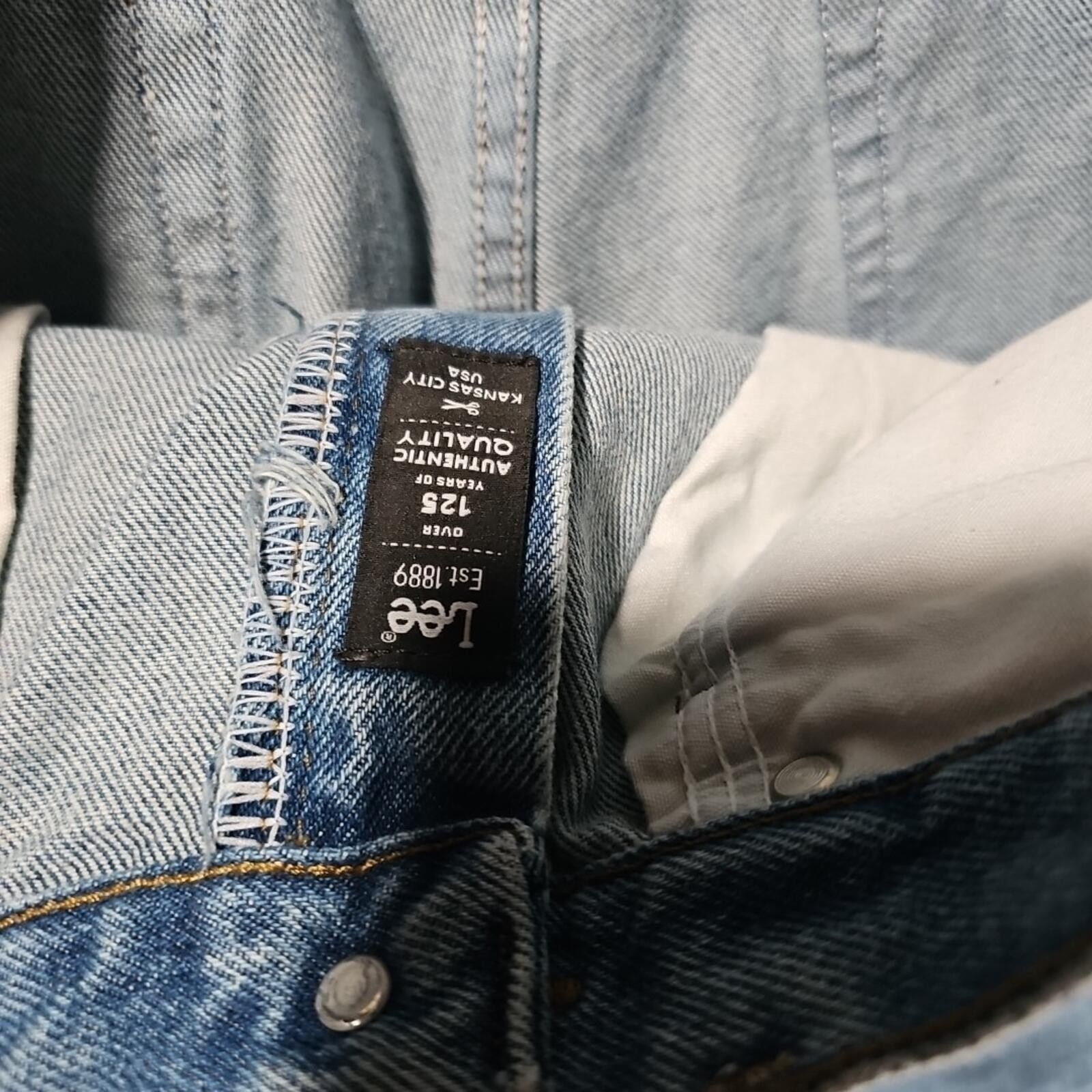 Lee LEE Relaxed Fit Straight Cut 36x32 Jeans Size US 36 / EU 52 - 4 Thumbnail