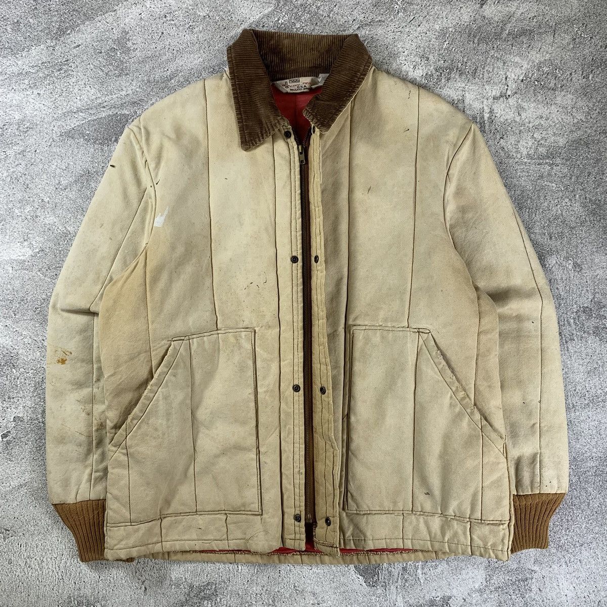 Carhartt × Vintage Vintage 1990’s canvas work jackat Blizzard Size US L / EU 52-54 / 3 - 2 Thumbnail