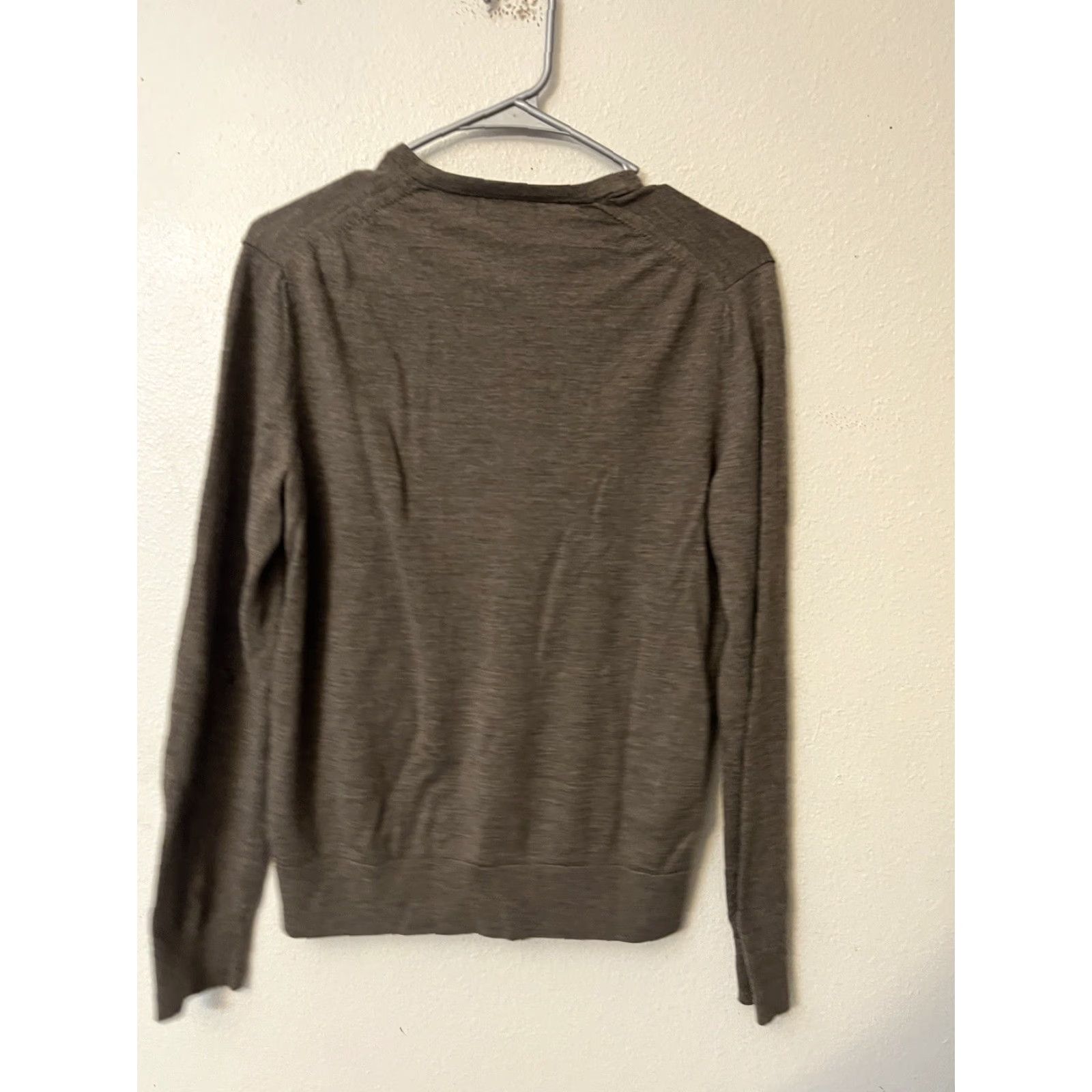 Banana Republic Banana Republic Sweater Mens Medium 100% Merino Wool Blue V Neck Size US M / EU 48-50 / 2 - 3 Thumbnail