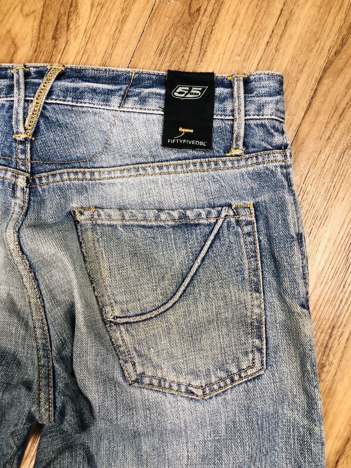 55DSL 55DSL Pearn Slim Fit Ripped Denim Jeans (38) Size US 28 / EU 44 - 20 Thumbnail