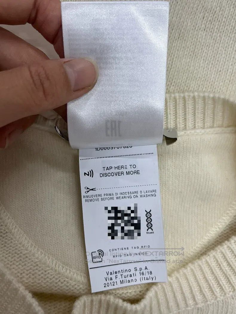 Valentino Valentino White cashmere wool sweater Size XXS / US 00 / IT 34 - 7 Thumbnail