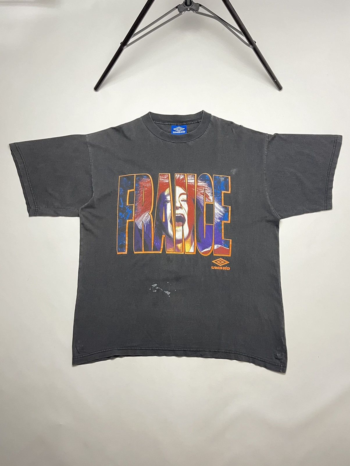 Vintage 1996 Umbro France UEFA Euro boxy fit tee