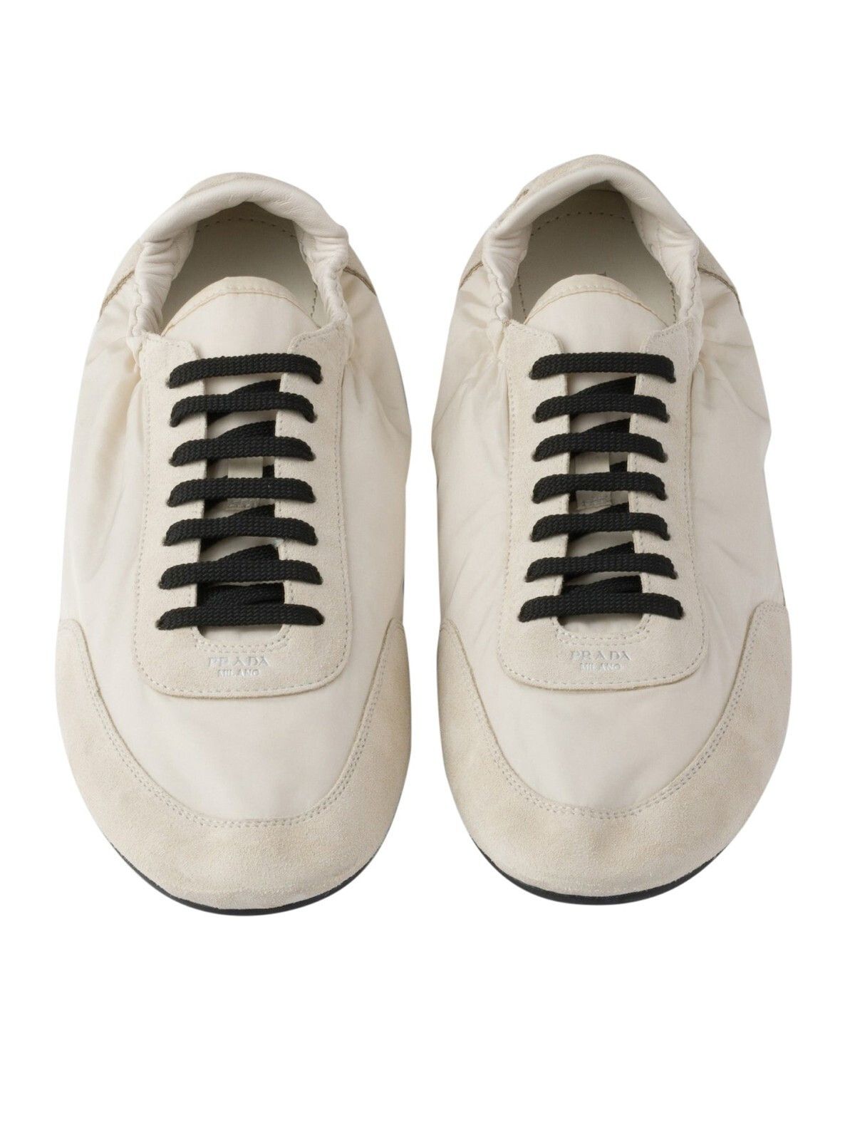 Prada PRADA Collapse $975 Ivory Re-Nylon Suede Sneakers New Size US 9 / IT 39 - 4 Thumbnail