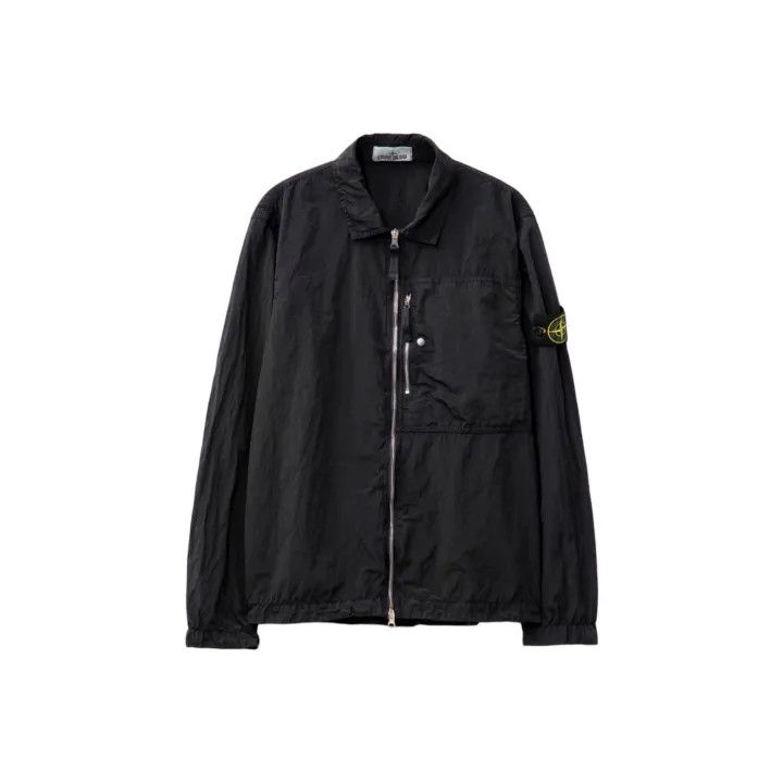 Stone Island Stone Island Black Nylon Long Sleeve Jacket Size US L / EU 52-54 / 3 - 1 Thumbnail