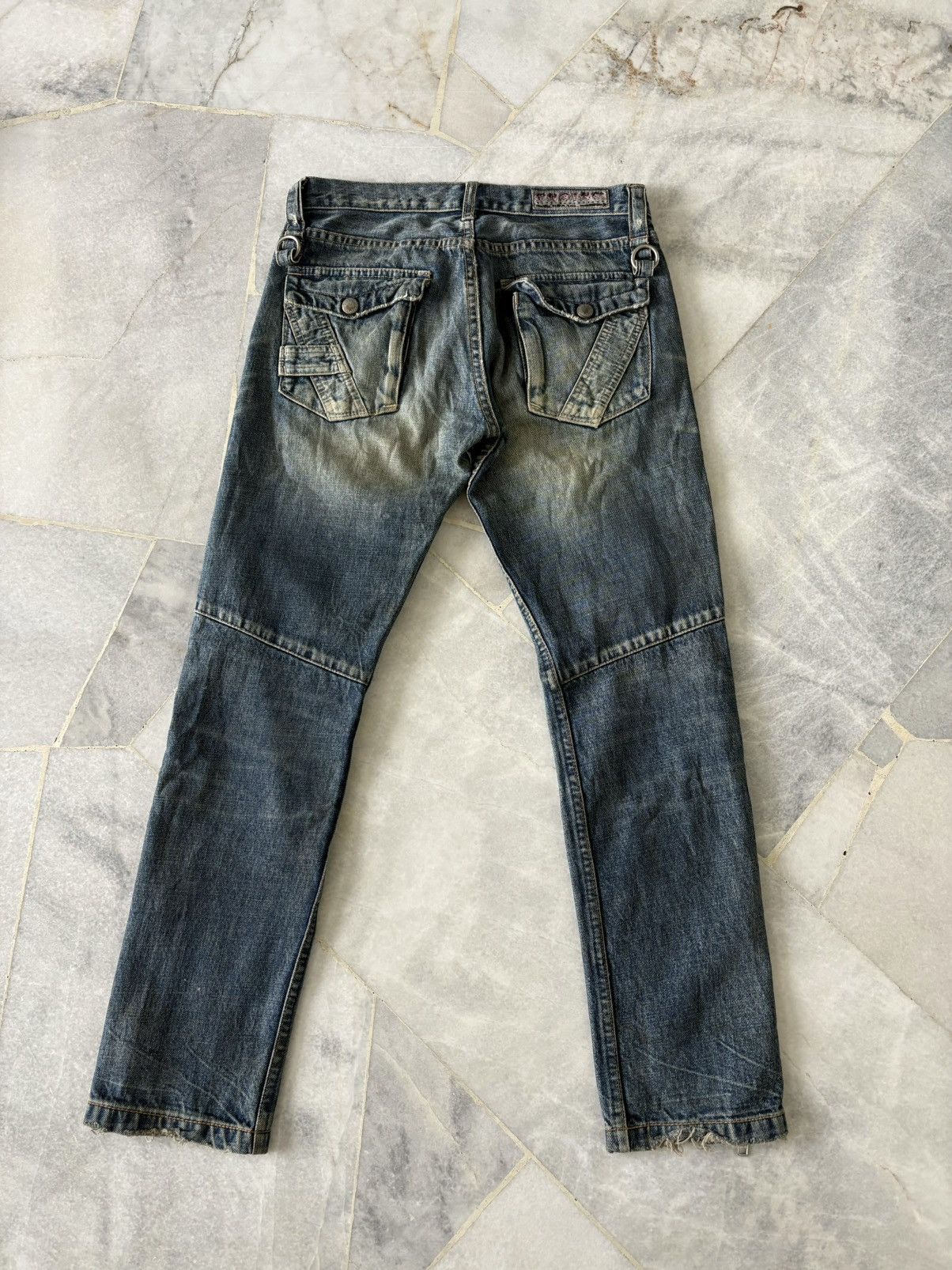 Designer × Japanese Brand × Vintage 90s RNA Bondage Jeans Size US 28 / EU 44 - 2 Thumbnail