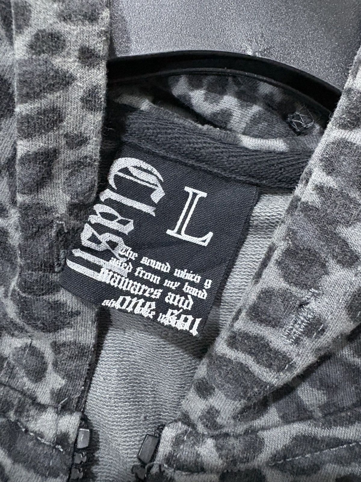 If Six Was Nine Clash ahead punk hoodie leopard skin jacket Size US L / EU 52-54 / 3 - 7 Thumbnail