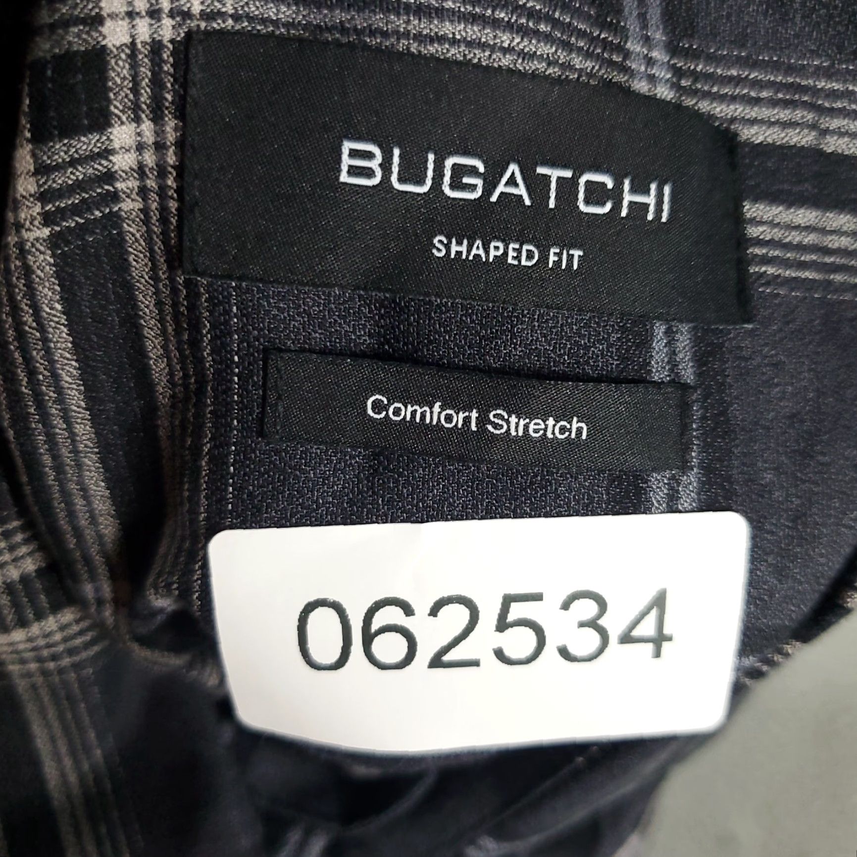 BUGATCHI Bugatchi Uomo Shirt Mens XL Gray Plaid Button-Up Long Sleeve Casual Business Formal Streetwear Mens XL Gray Plaid Button-Up Shirt Size US XL / EU 56 / 4 - 7 Thumbnail
