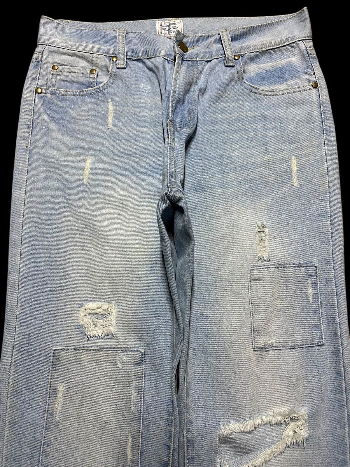 Japanese Brand Rare Vintage Japanese Brand Retro Girl Patched Jeans Size 30" / US 8 / IT 44 - 3 Thumbnail