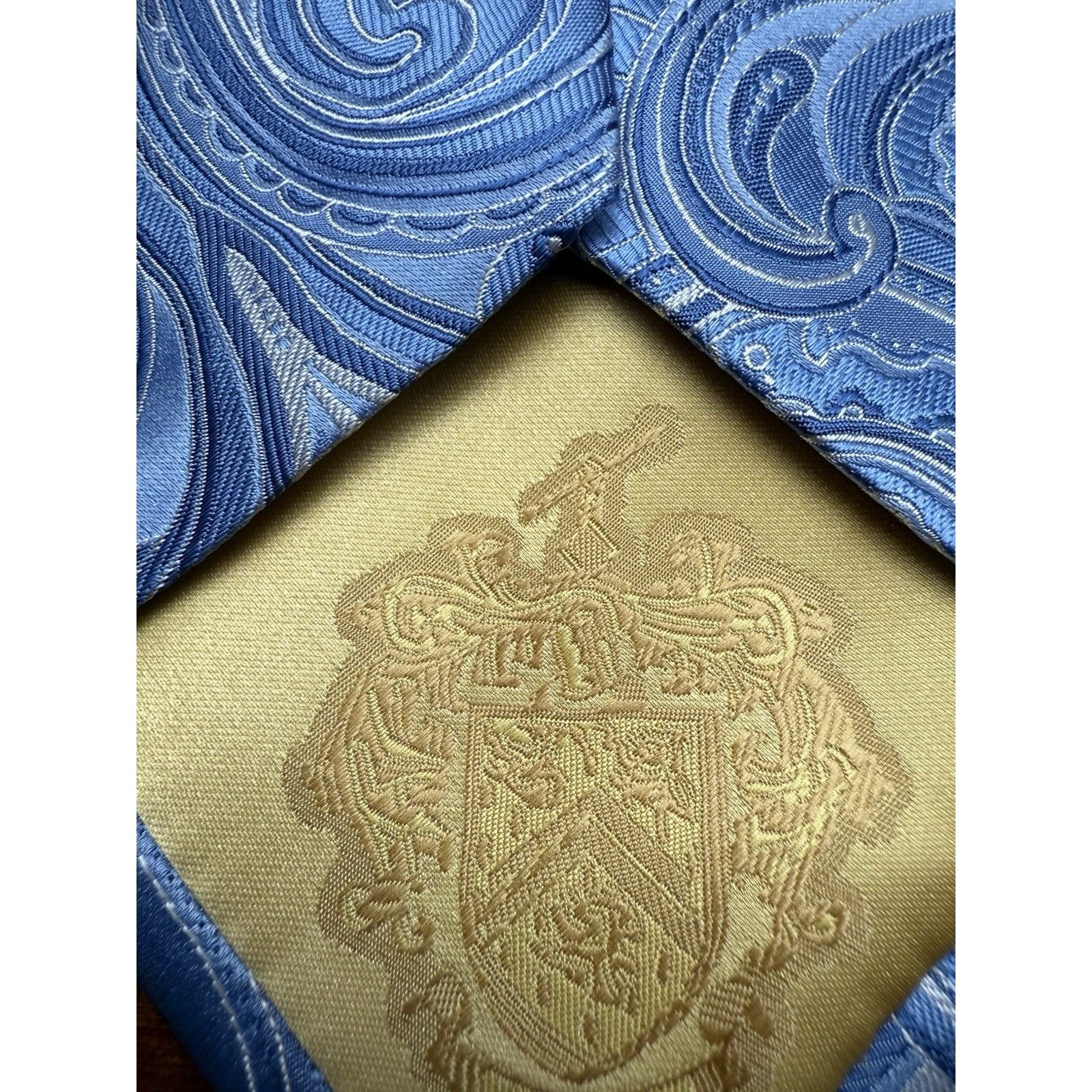 Donald Trump Donald J Trump Signature Collection Blue Paisley Tie 60" Size ONE SIZE - 6 Thumbnail