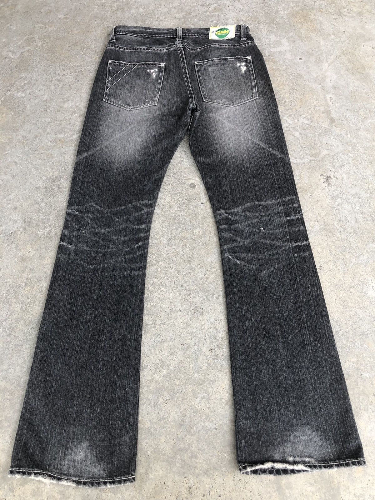 Japanese Brand Japanese Quarter Gemini Flared Jeans Distressed Jeans Size US 30 / EU 46 - 2 Thumbnail