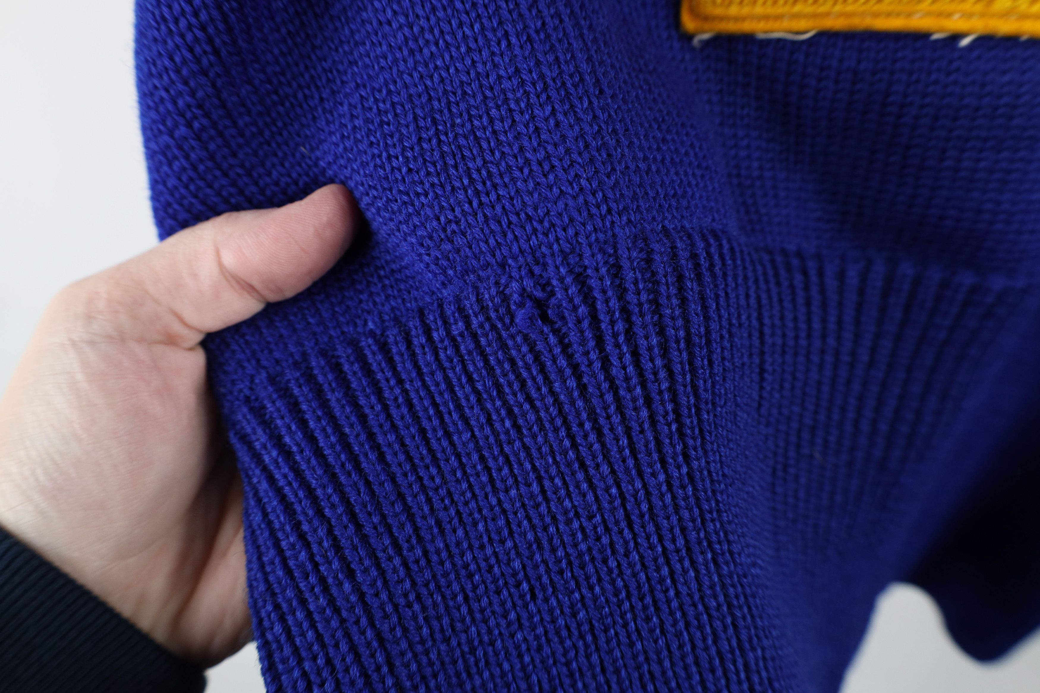 Vintage Vintage 50s 60s Wool Varsity Letterman V-Neck Sweater USA Size US L / EU 52-54 / 3 - 8 Thumbnail