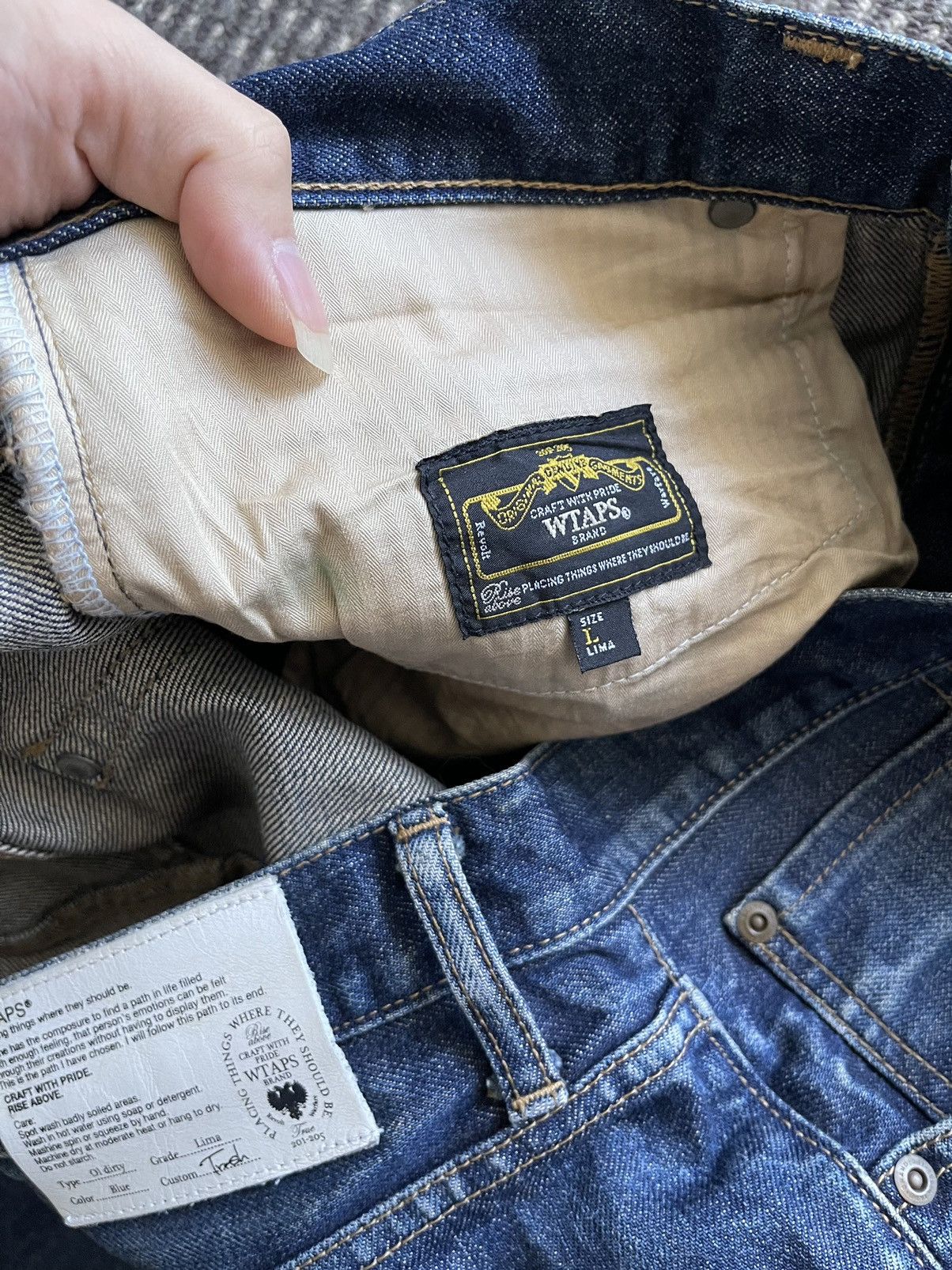 Wtaps 07AW OG Trash Wash Denim Size US 35 - 6 Thumbnail