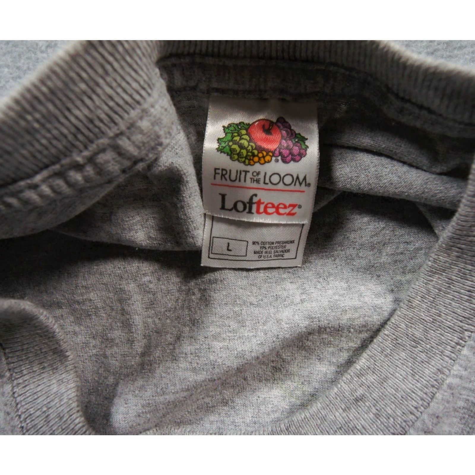 Fruit Of The Loom VINTAGE Fruit of the Loom Siebel Open Tennis Shirt Mens Large Gray T-Shirt 2004 Y2K Size US L / EU 52-54 / 3 - 6 Thumbnail