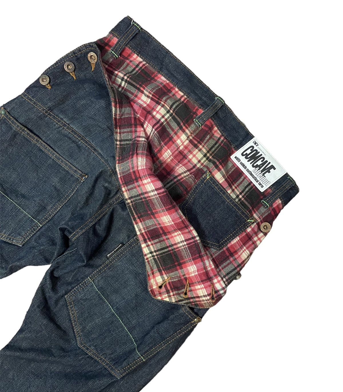 Hysteric Glamour Concave Attempt CNCV Denim Jeans Size US 32 / EU 48 - 2 Thumbnail