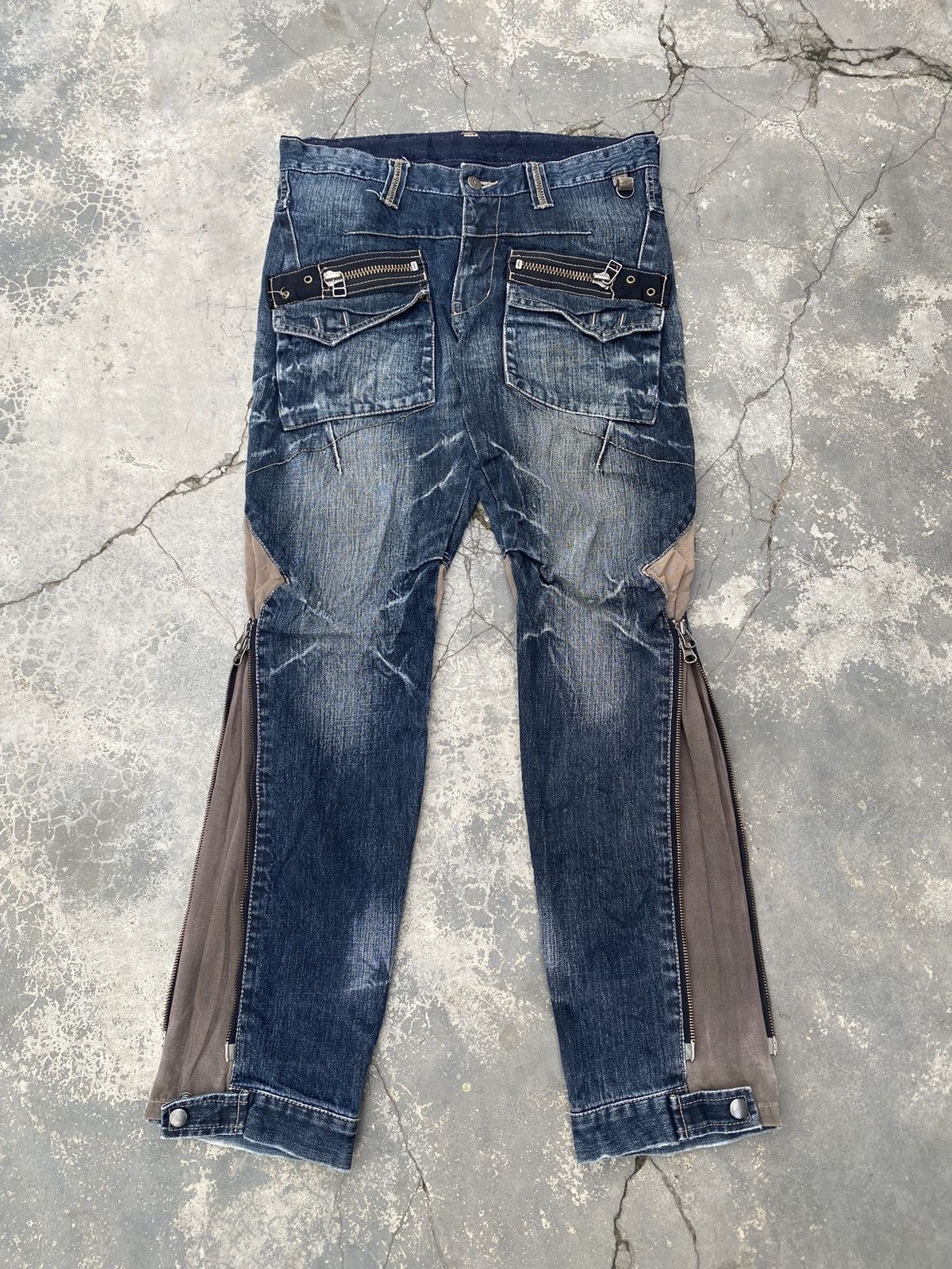 If Six Was Nine PPFM Seditionaries Adjustable Zipper Jeans Size US 31 - 1 Thumbnail