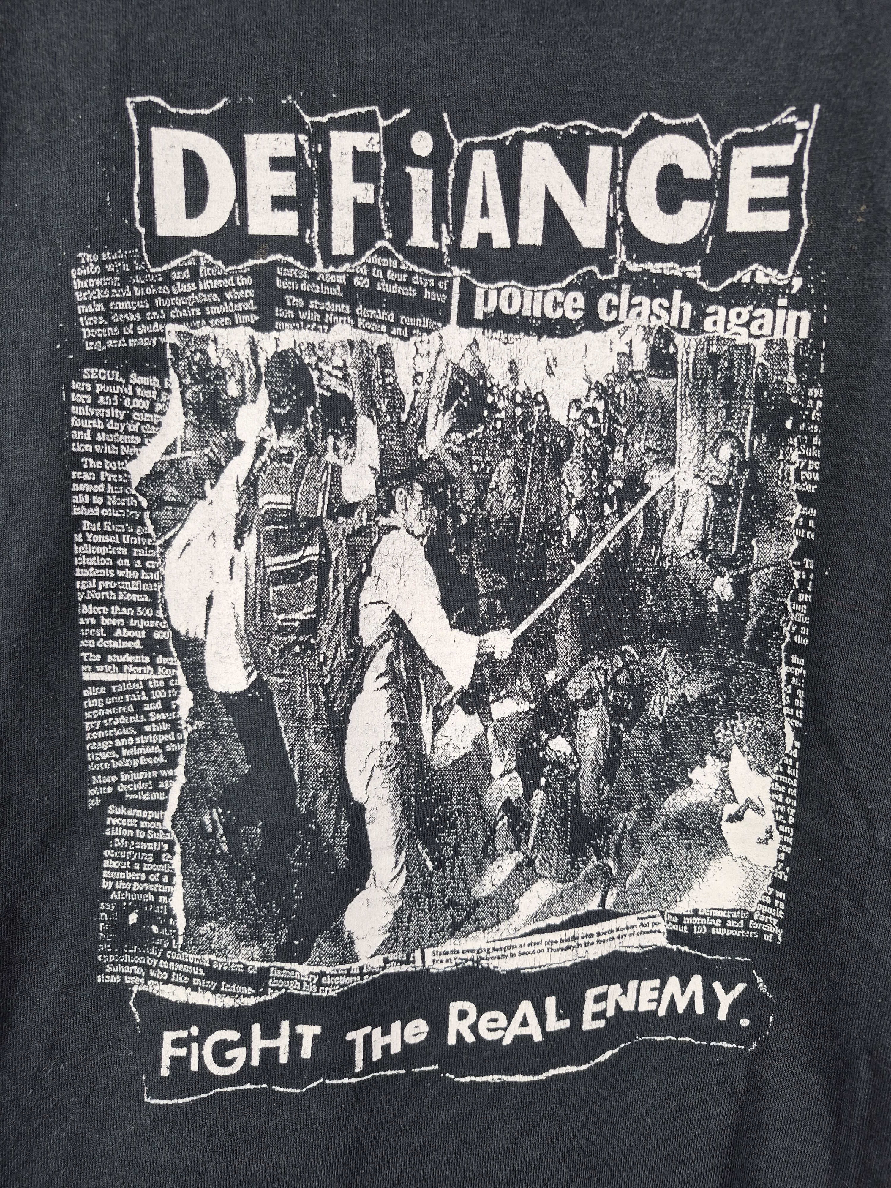 Band Tees 🔥 Vintage Defiance Anarchy Street Punk Band Tee Size US S / EU 44-46 / 1 - 3 Thumbnail