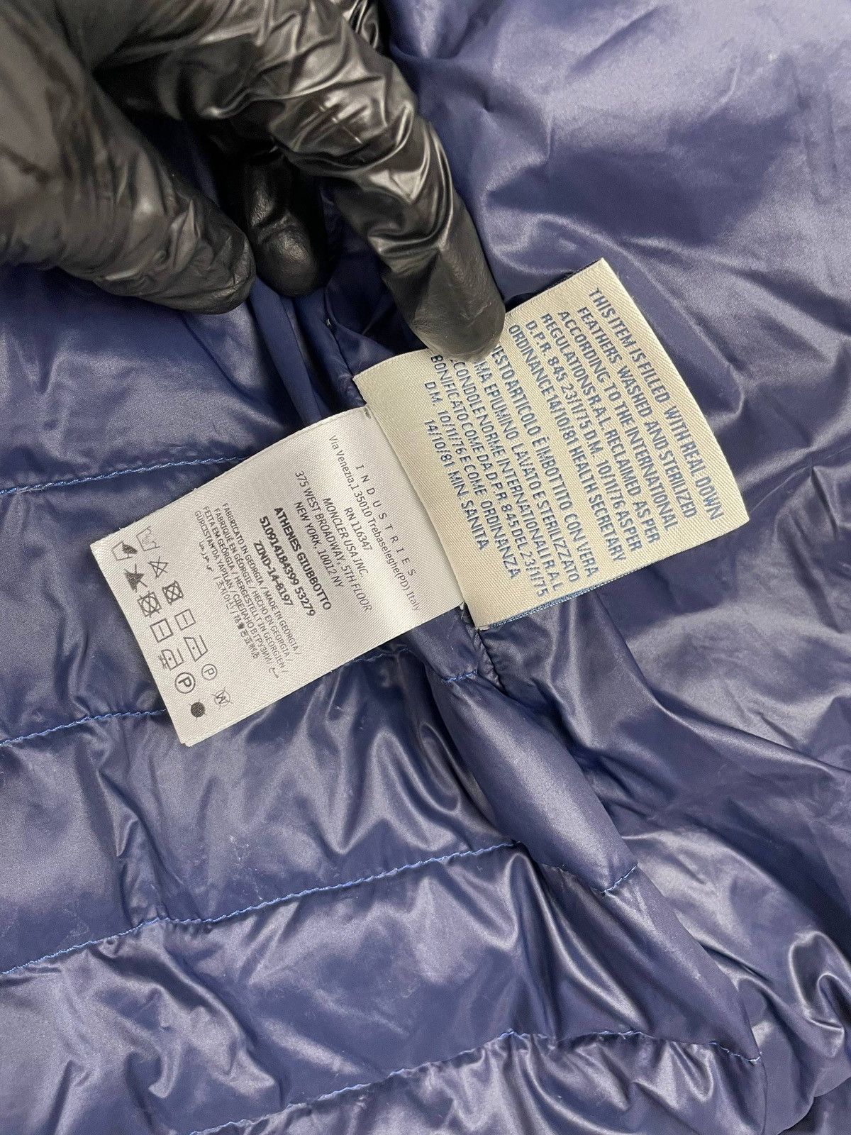 Other Moncler Vintage Puffer Jacket Blue Size S Size US S / EU 44-46 / 1 - 13 Thumbnail