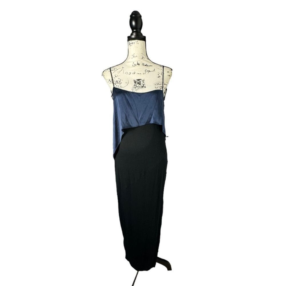 Elizabeth & James SZ M Tulsa Sleeveless Asymmetric Ruffle Dr