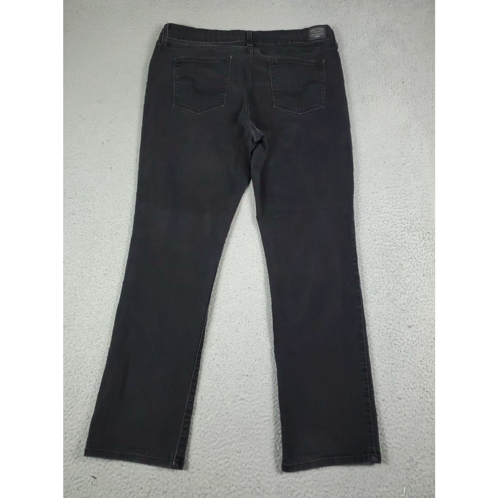 Levi's Levi's Jeans Women's Straight Denim Pants Size 34x28 Black Regular Fit 5-Pocket Classic Size 24" / US 00 / IT 34 - 6 Thumbnail