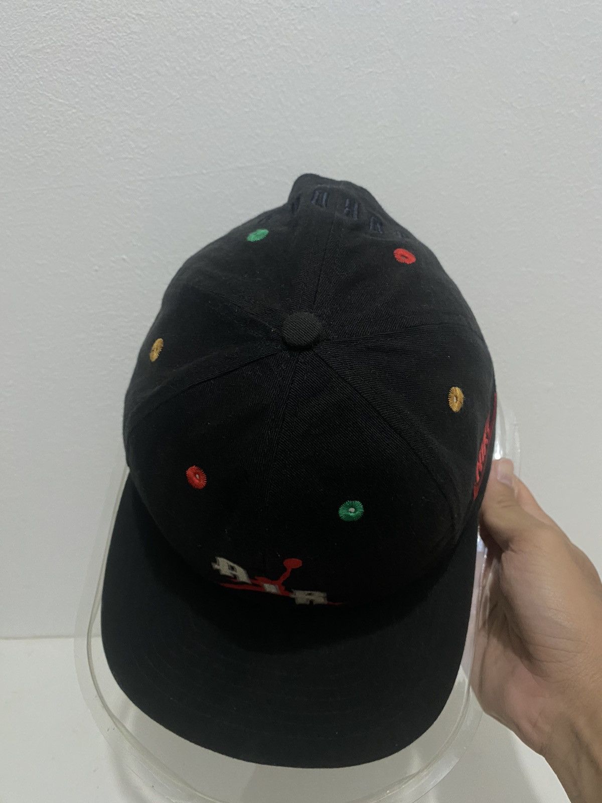 Nike Rare Vintage 90s Nike Air Jordan Swoosh Embroidery SnapBack Size ONE SIZE - 4 Thumbnail
