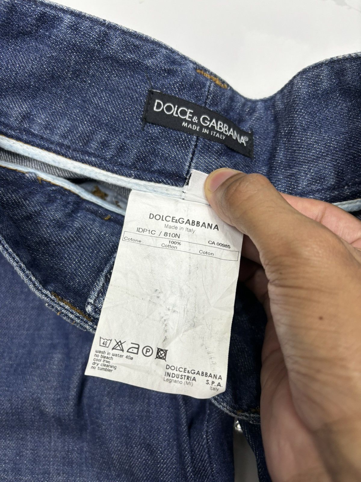 Dolce & Gabbana DOLCE & GABBANA SIDE LOGO DENIM JEANS Size 27" / US 4 / IT 40 - 10 Thumbnail