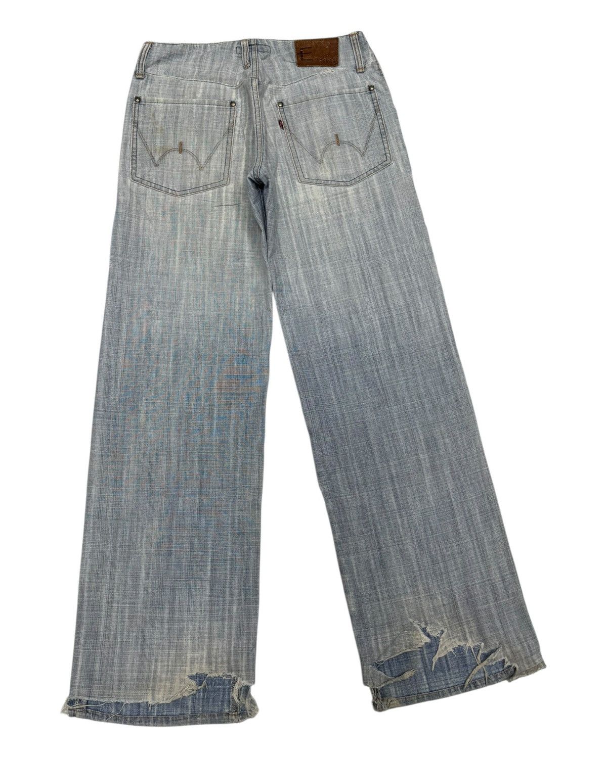 Kapital Vintage Edwin Function Baggy Jeans Faded Distress Loose Size US 30 / EU 46 - 4 Thumbnail