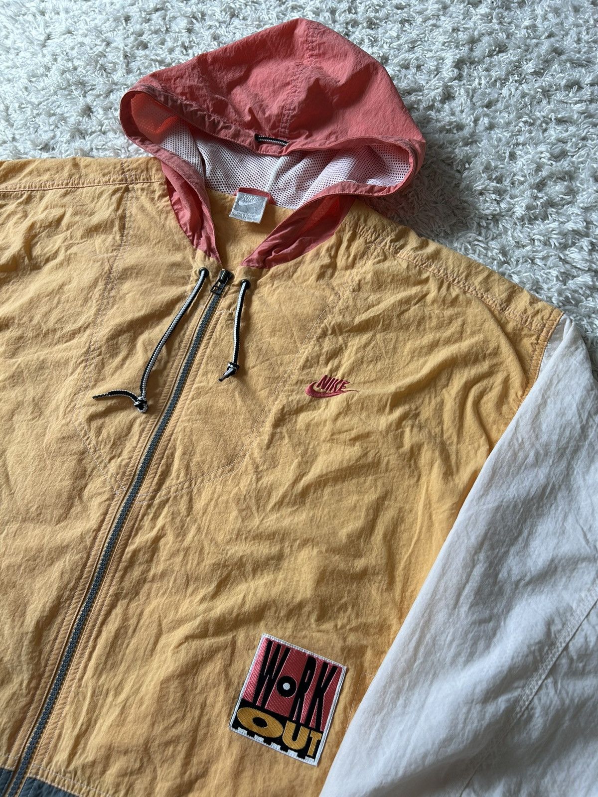 Nike × Vintage Vintage Nike Jacket Large Double rare rap y2k affliction Size US L / EU 52-54 / 3 - 3 Thumbnail