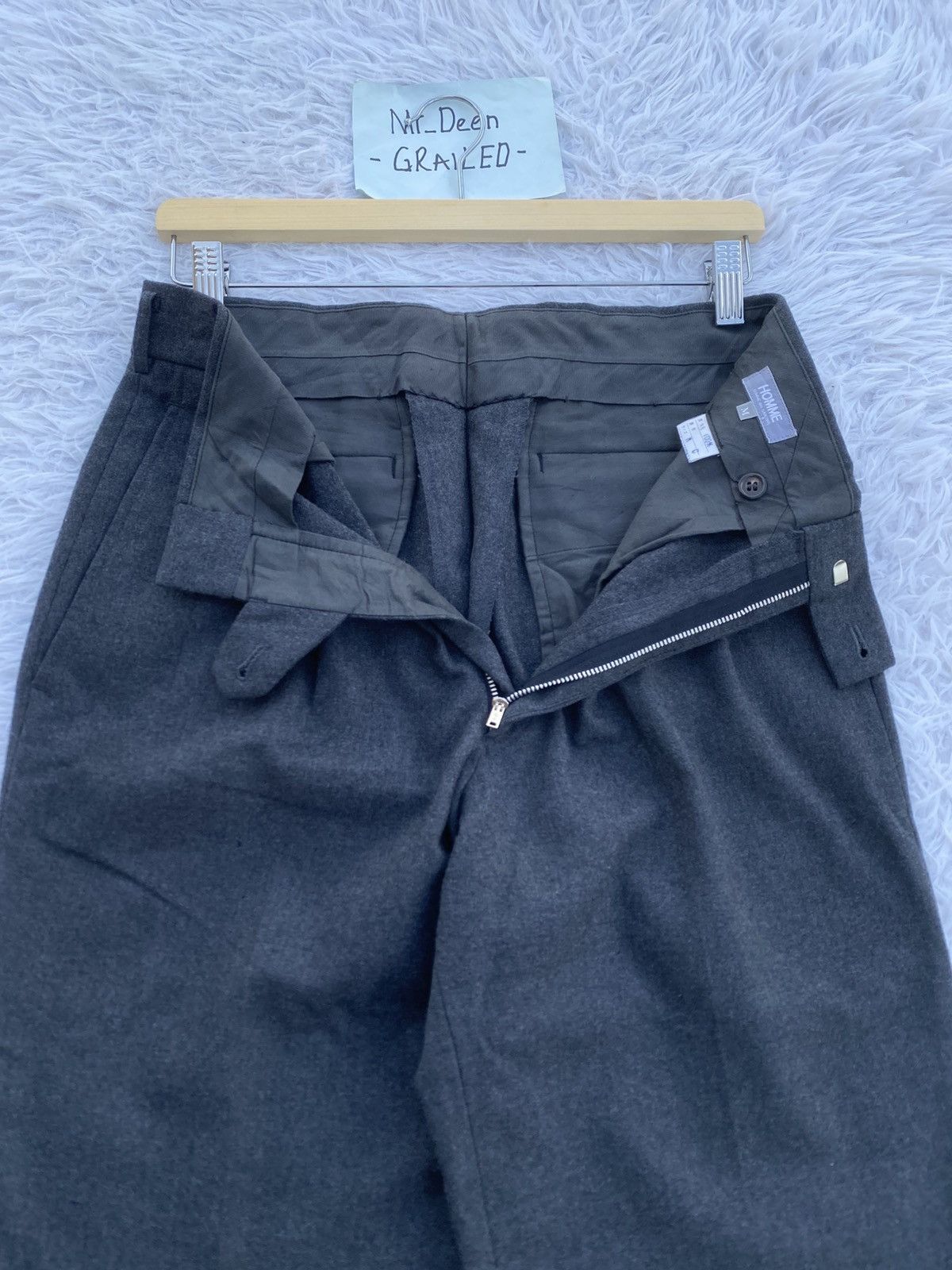 Comme des Garcons Rare Vintage Comme Des Garcons Homme Wool Pants Size US 28 / EU 44 - 8 Thumbnail