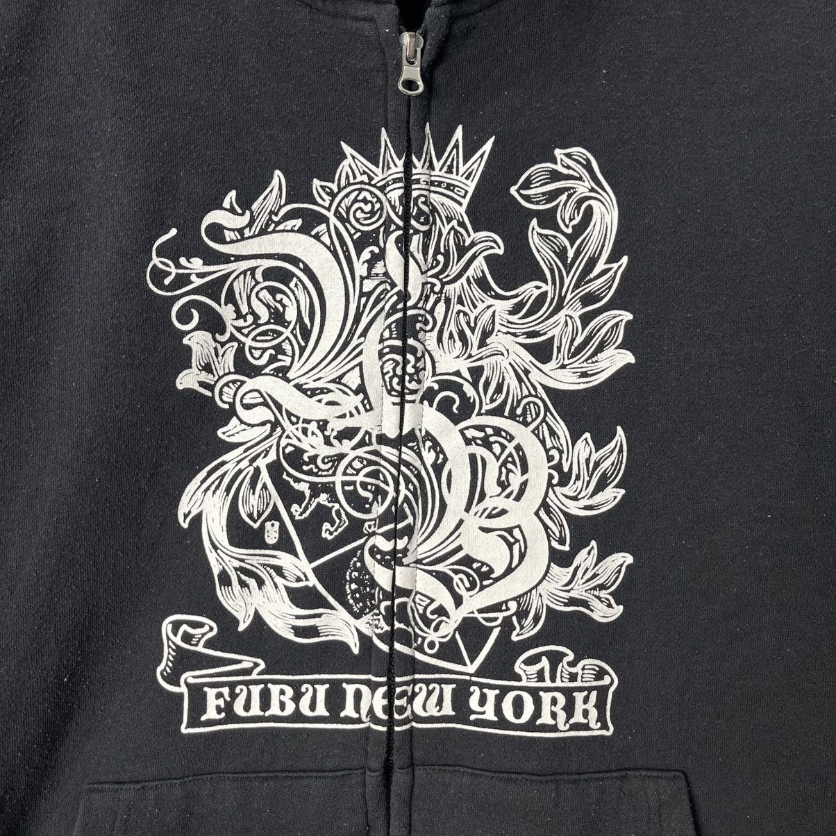 Fubu FUBU The Collection Black Zip Hoodie Dragon Print XL Size US XL / EU 56 / 4 - 3 Thumbnail
