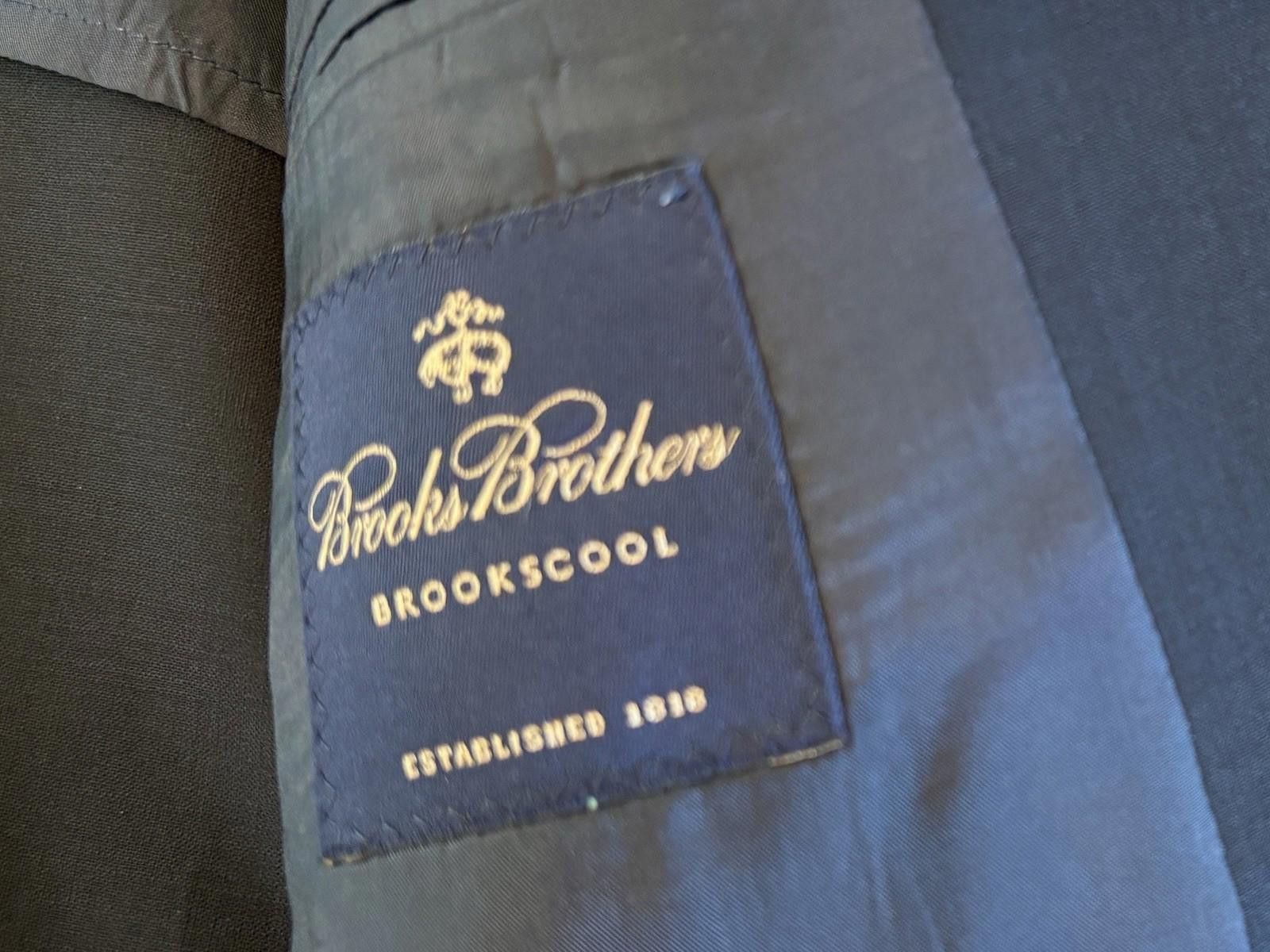 Brooks Brothers Brooks Brothers BrooksCool Black Noir Blazer Jacket 43R Size 44R - 3 Thumbnail