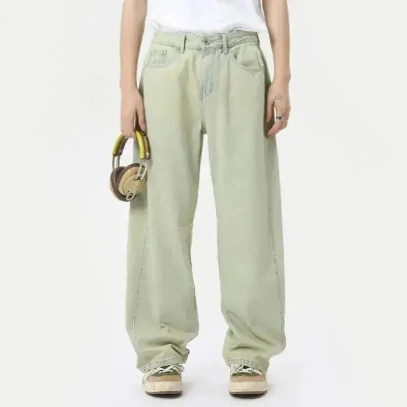 Japanese Brand Retro loose straight leg jeans Size US 32 / EU 48 - 6 Thumbnail