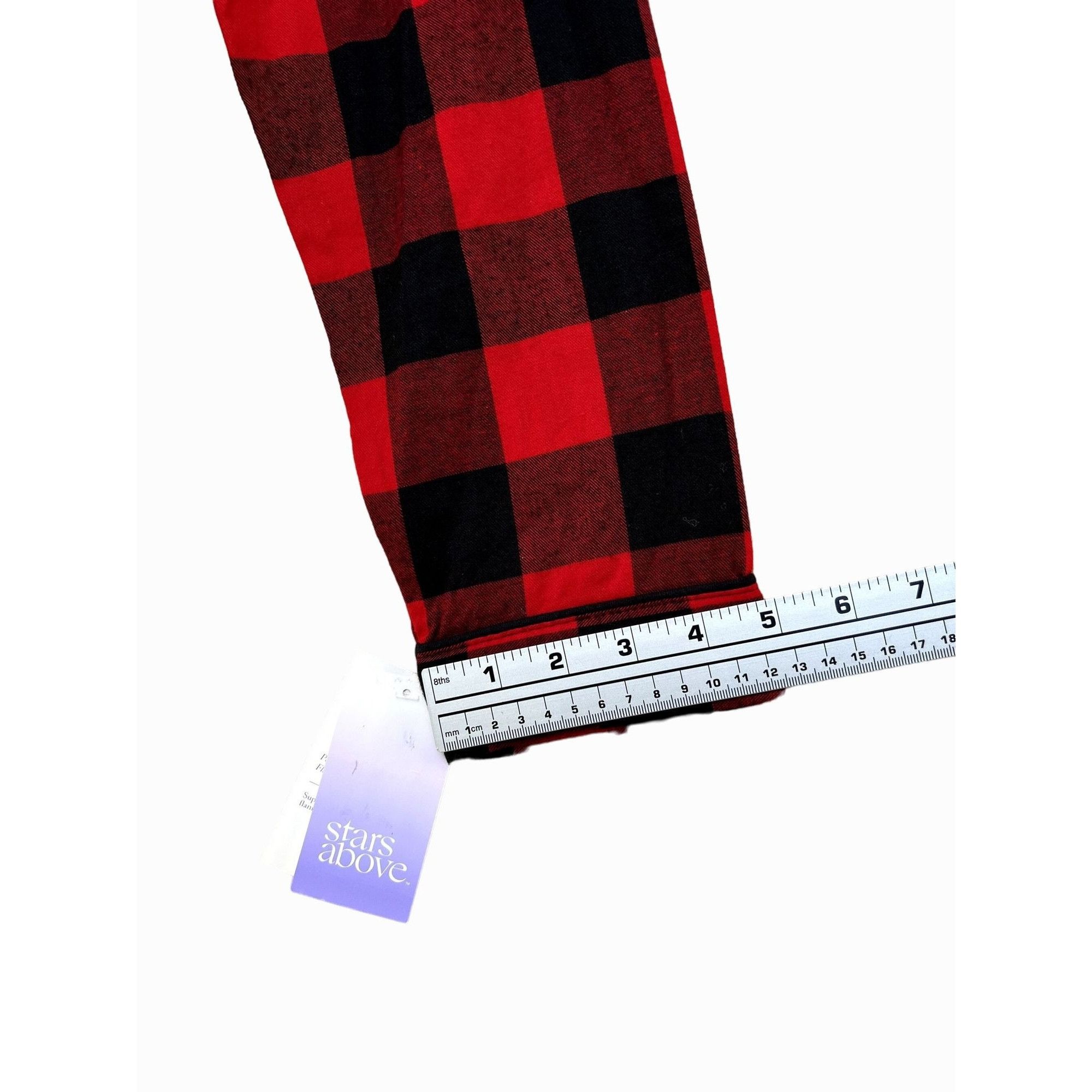 Other Stars Above - Women's Red Flannel Pajama Top - Small Size ONE SIZE - 8 Thumbnail