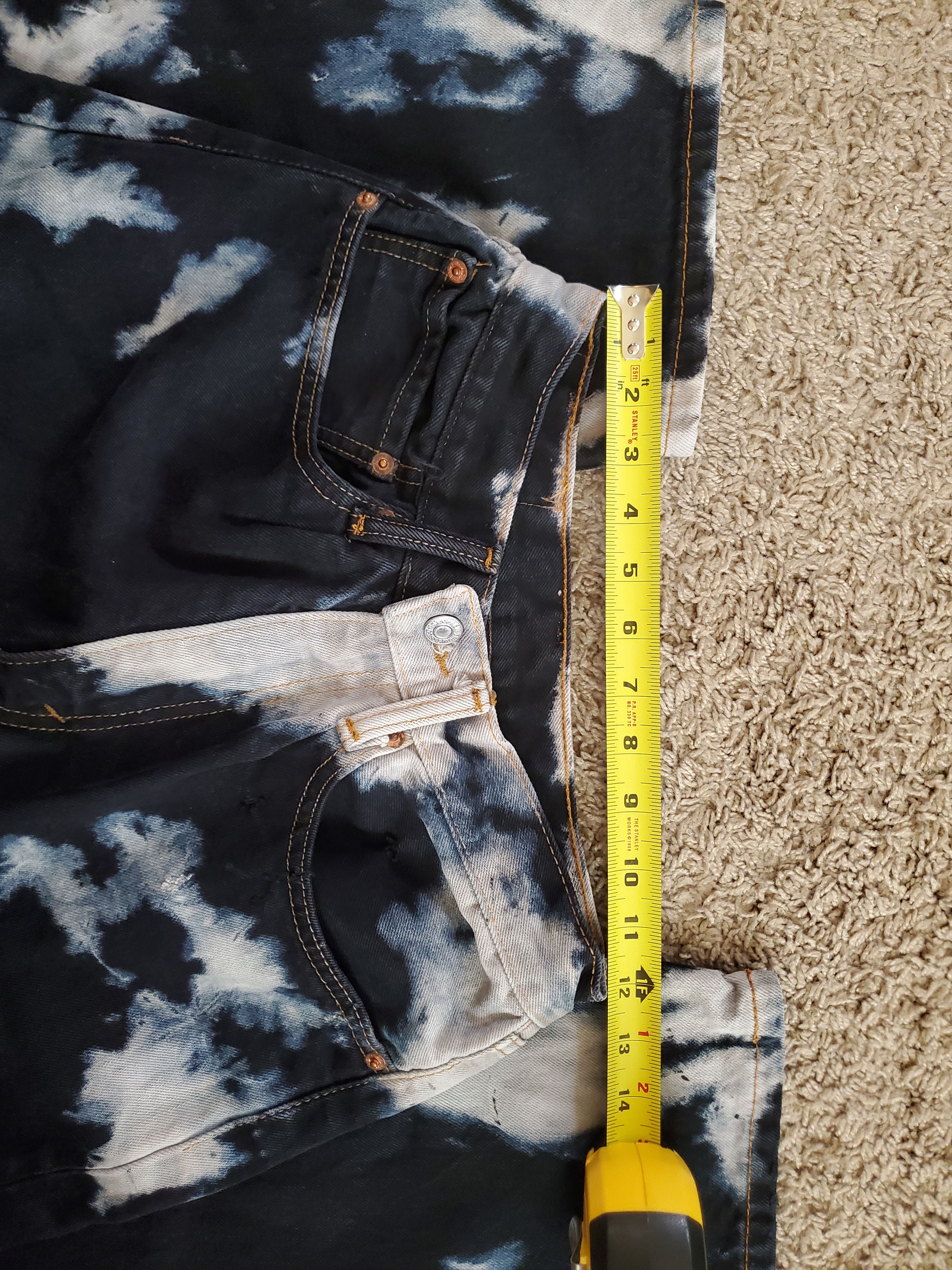 Levi's Unisex Tie-Dye 505 Levi Jeans- 24X30 Size 24" / US 00 / IT 34 - 2 Thumbnail