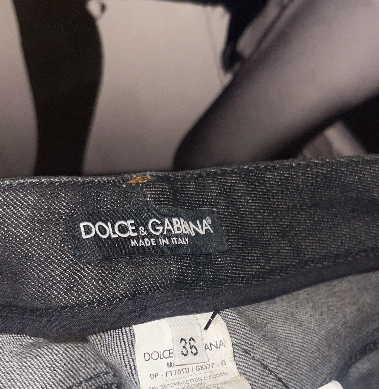 Dolce & Gabbana Dolce & Gabbana Mid-Rise Straight Leg Jeans Size 25" / US 0 / IT 36 - 4 Thumbnail
